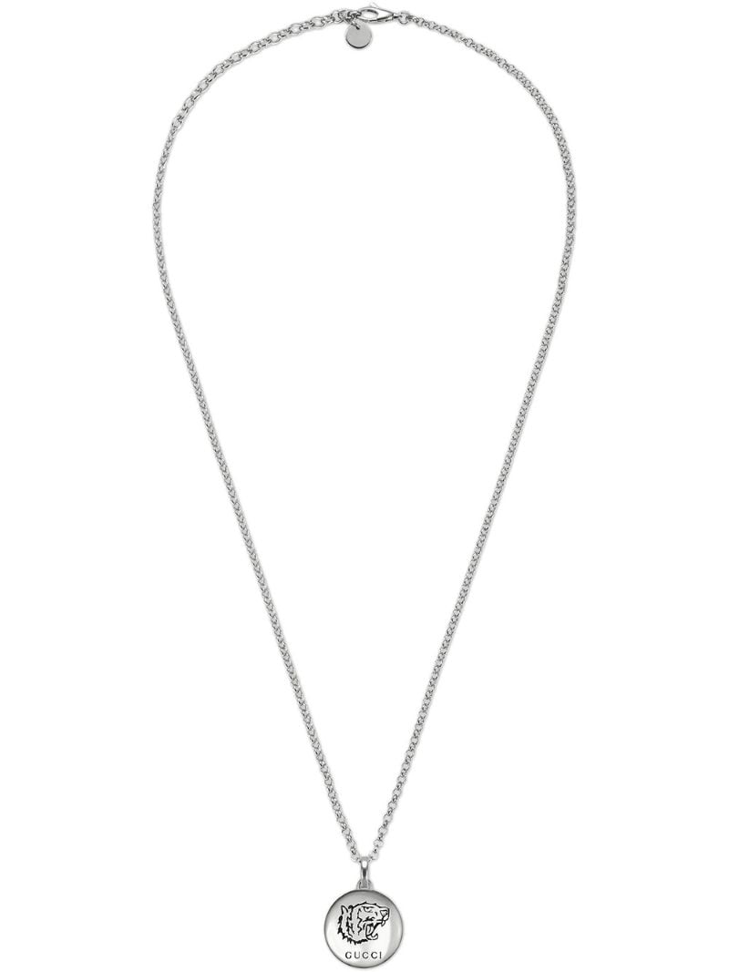 Gucci - ”Blind For Love” necklace in silver - women - Sterling Silver - One Size - Metallic