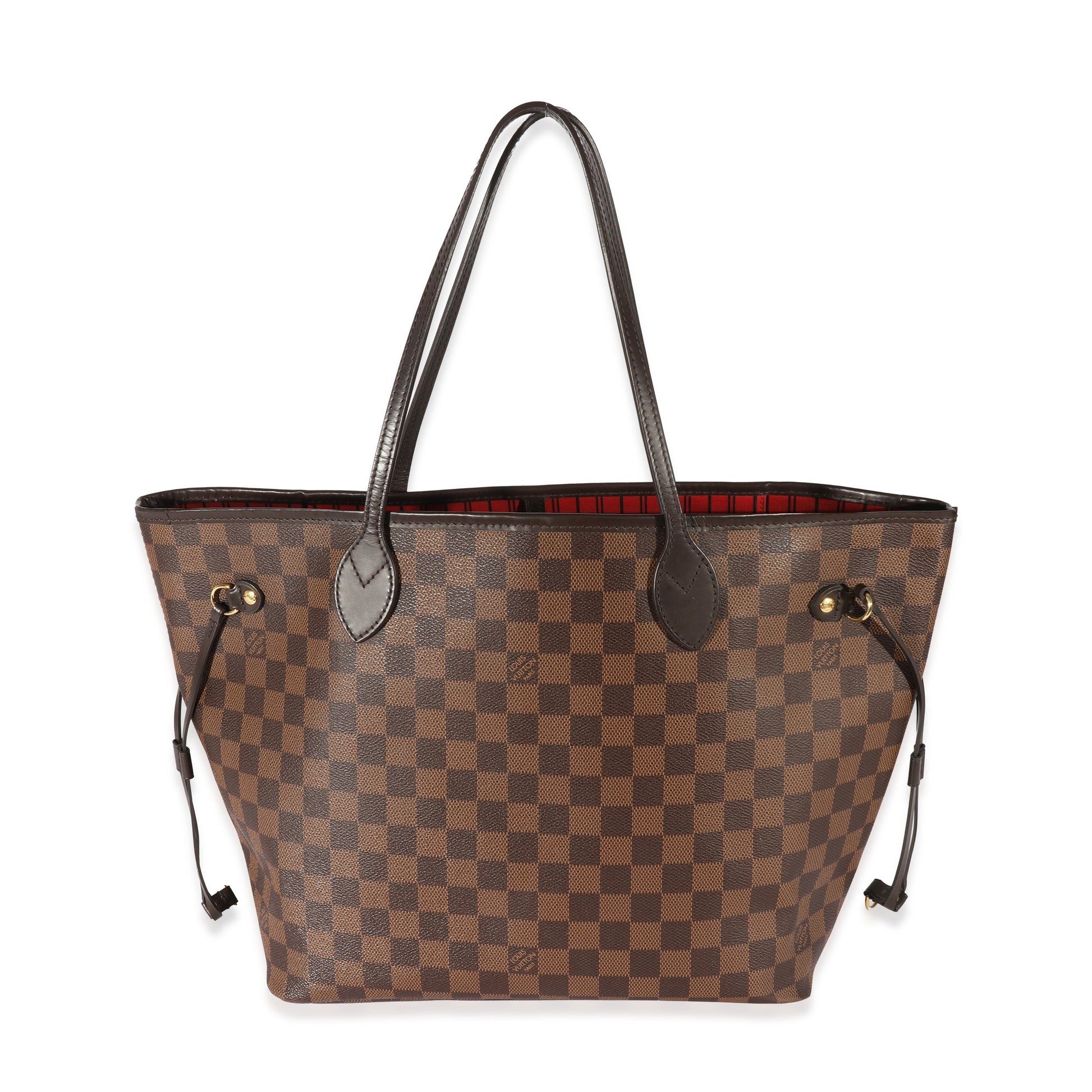 Louis Vuitton Damier Ebene Neverfull MM Canvas Tote Bag 10
