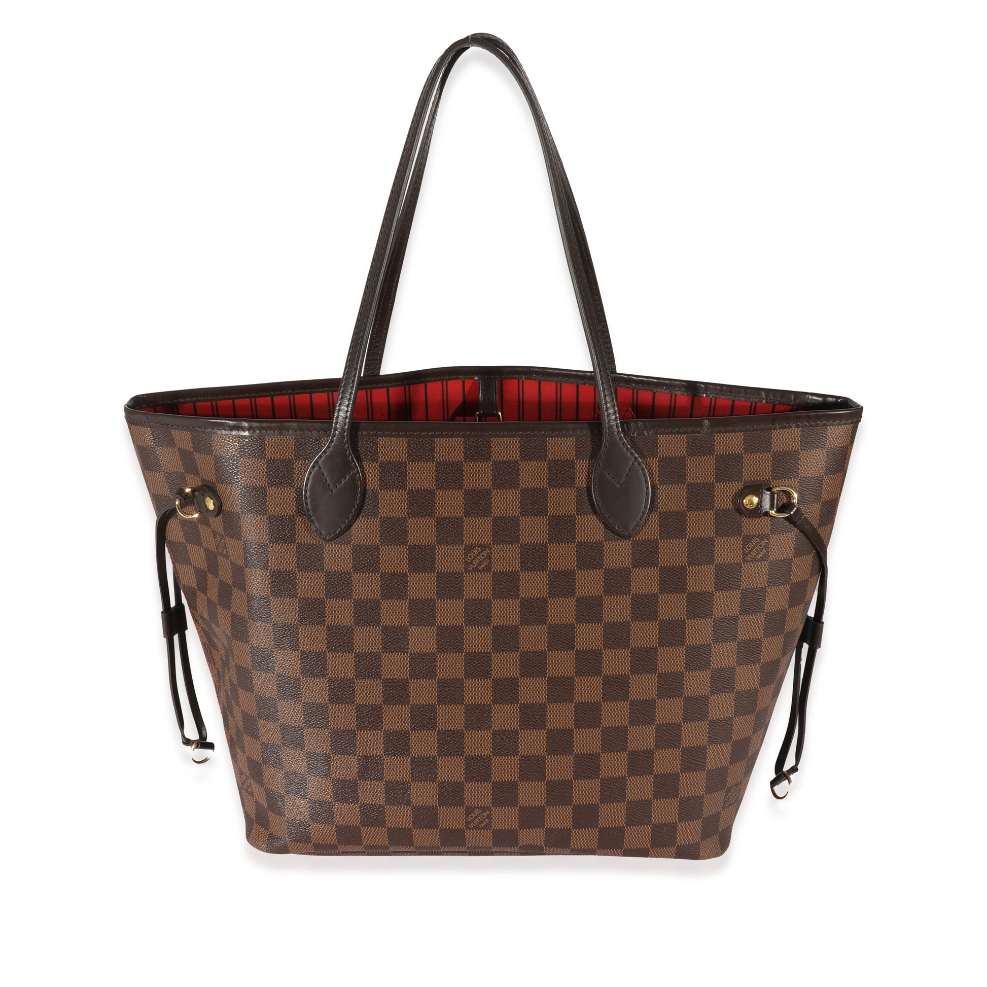 Louis Vuitton Damier Ebene Neverfull MM Canvas Tote Bag 10