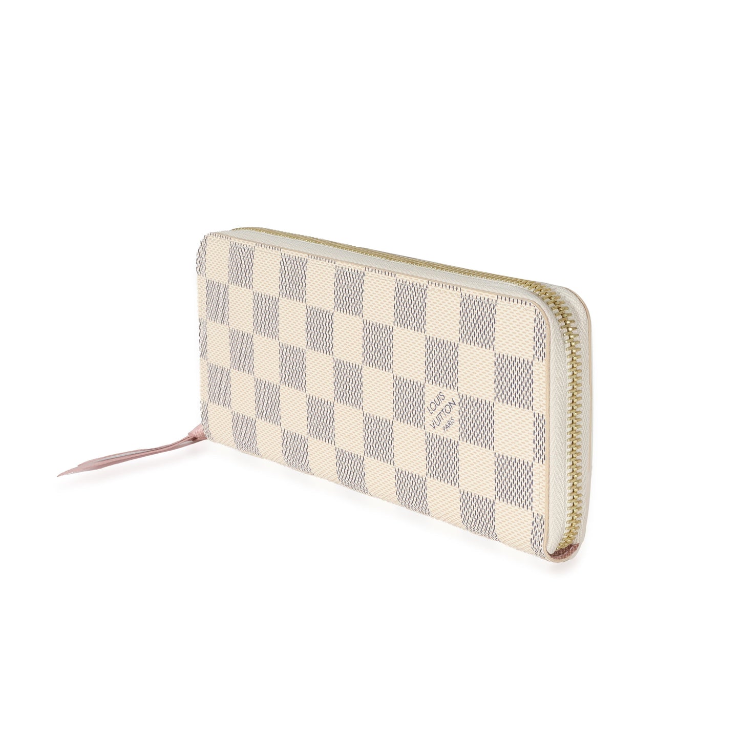 Louis Vuitton Damier Azur Clémence Canvas Wallet Case