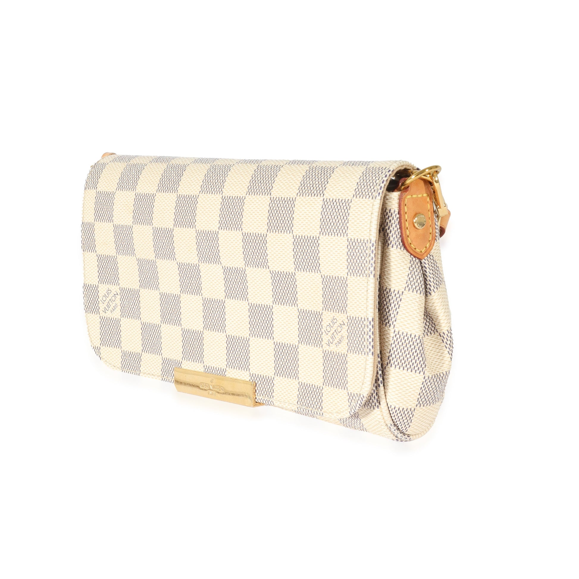 Louis Vuitton Damier Azur Favorite PM Canvas Handbag