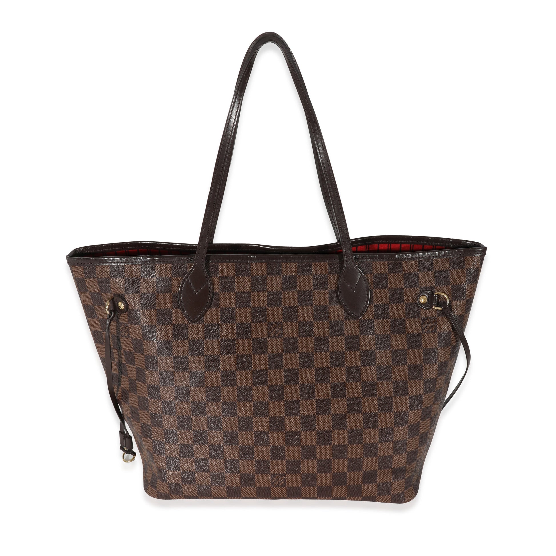 Louis Vuitton Damier Ebene Neverfull MM Canvas Tote Bag 9