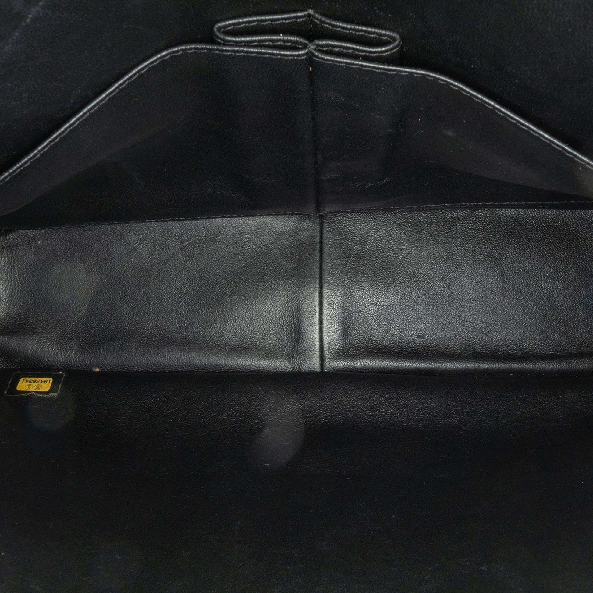 Black Chanel Jumbo Classic Patent Double Flap Shoulder Bag