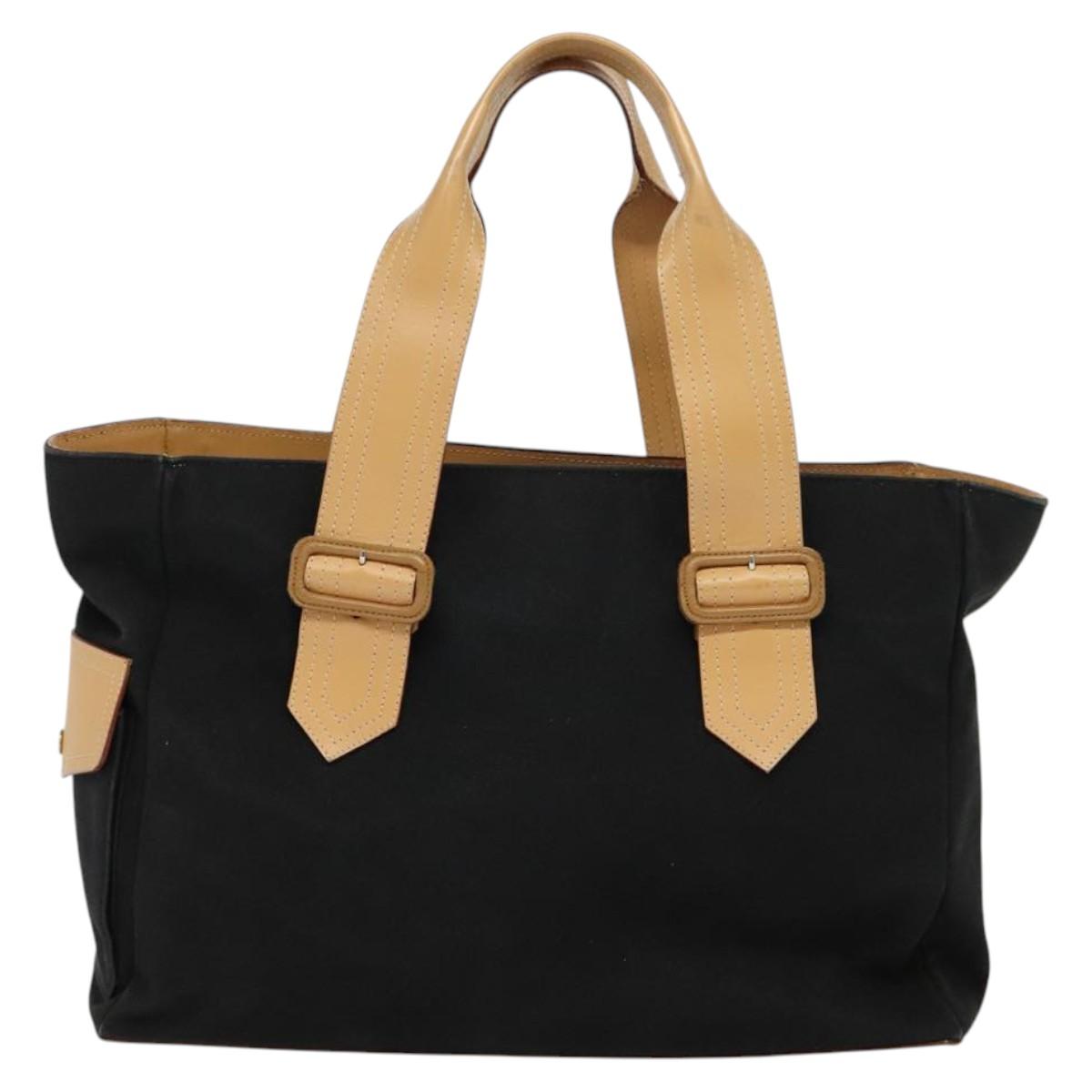 Burberry Nova Check Tote Bag Canvas Black