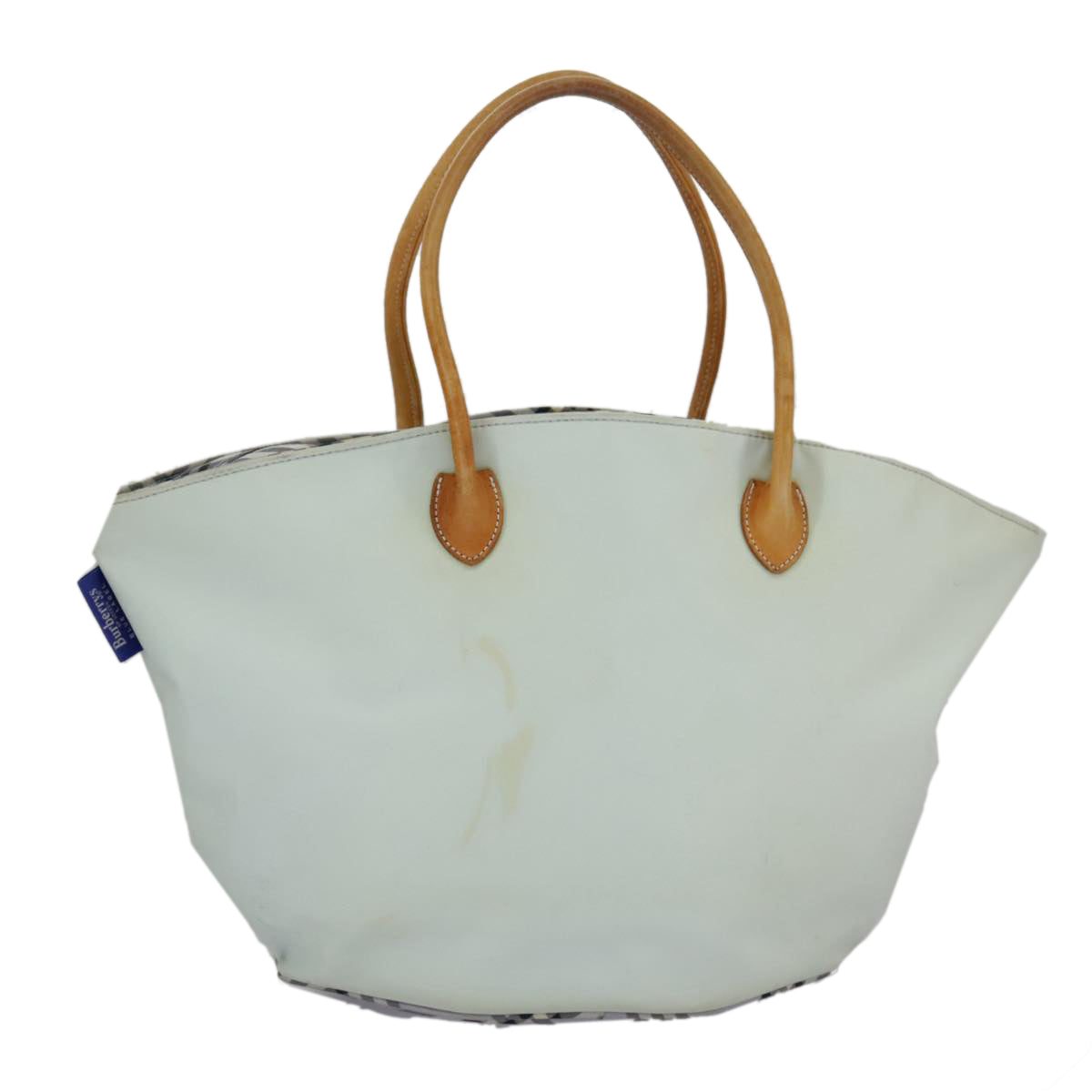 Burberry Synthetic Tote Bag Blue