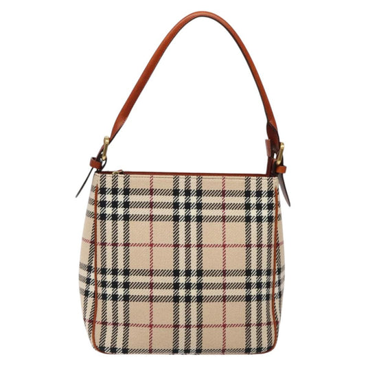 Burberry Nova Check Wool Shoulder Bag Beige Shoulder Bag 2