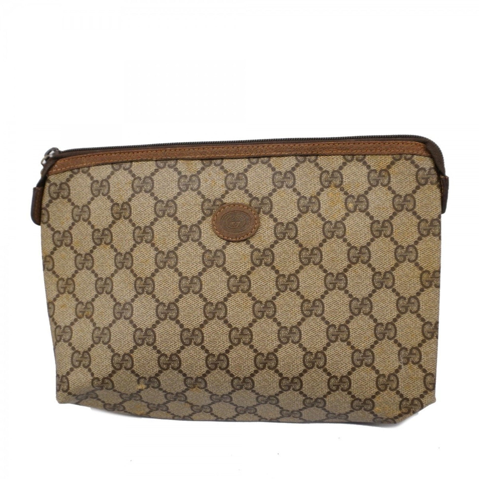 Gucci Clutch Bag Canvas Canvas 1479