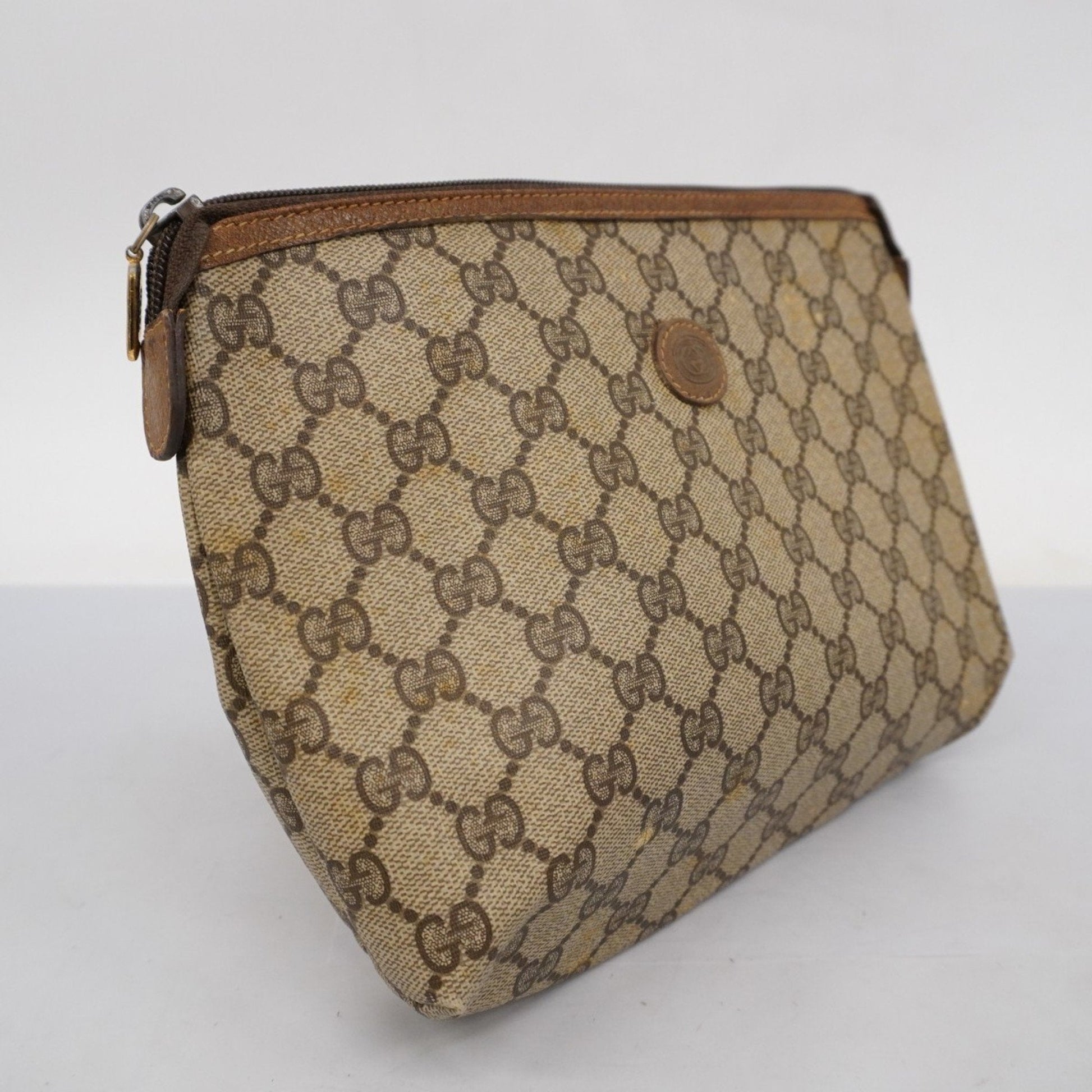 Gucci Clutch Bag Canvas Canvas 1479
