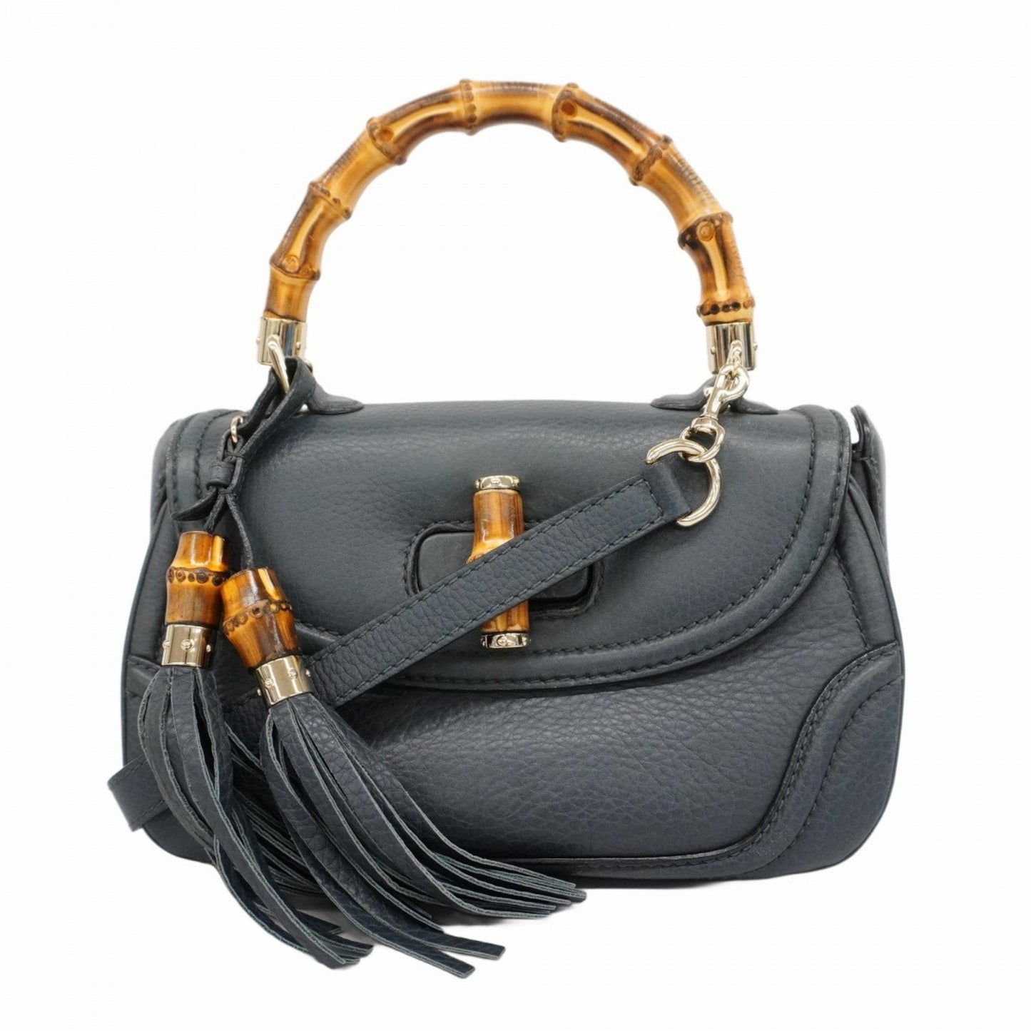 Gucci Bamboo Handbag Travel Bag Bamboo 864