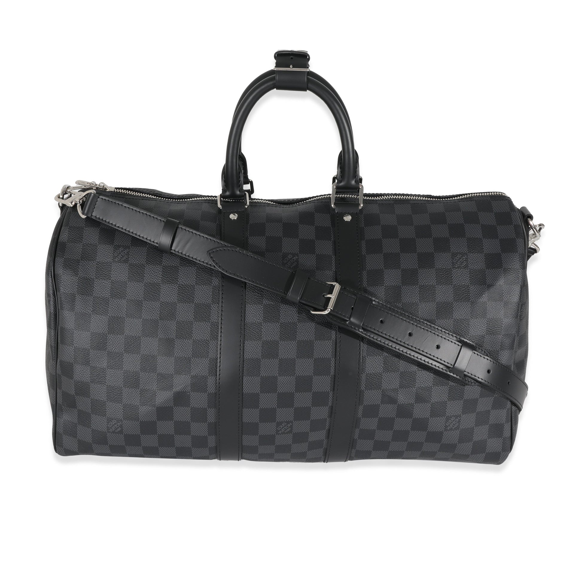 Louis Vuitton Damier Graphite Keepall Bandouliere 45 Canvas Handbag Bandouliere 45