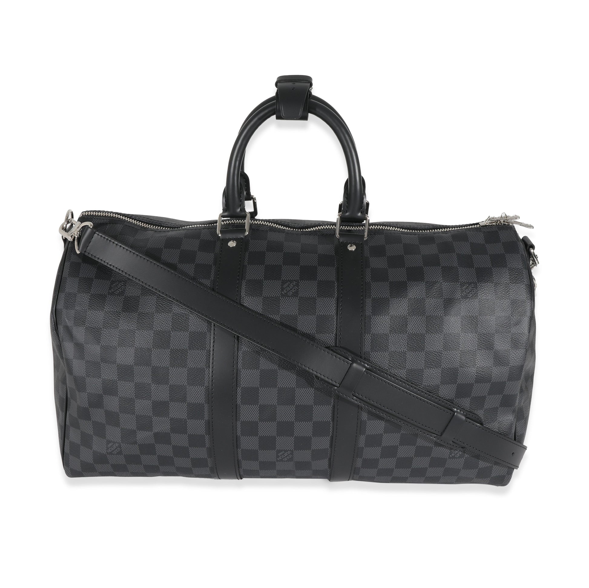 Louis Vuitton Damier Graphite Keepall Bandouliere 45 Canvas Handbag Bandouliere 45