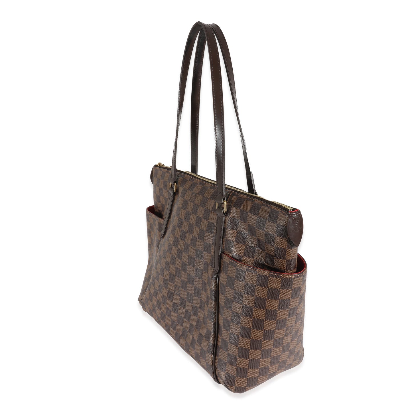 Louis Vuitton Damier Ebene Totally MM Canvas Handbag