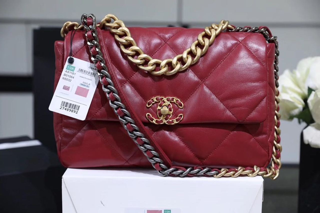 Chanel Burgundy Travel Bag