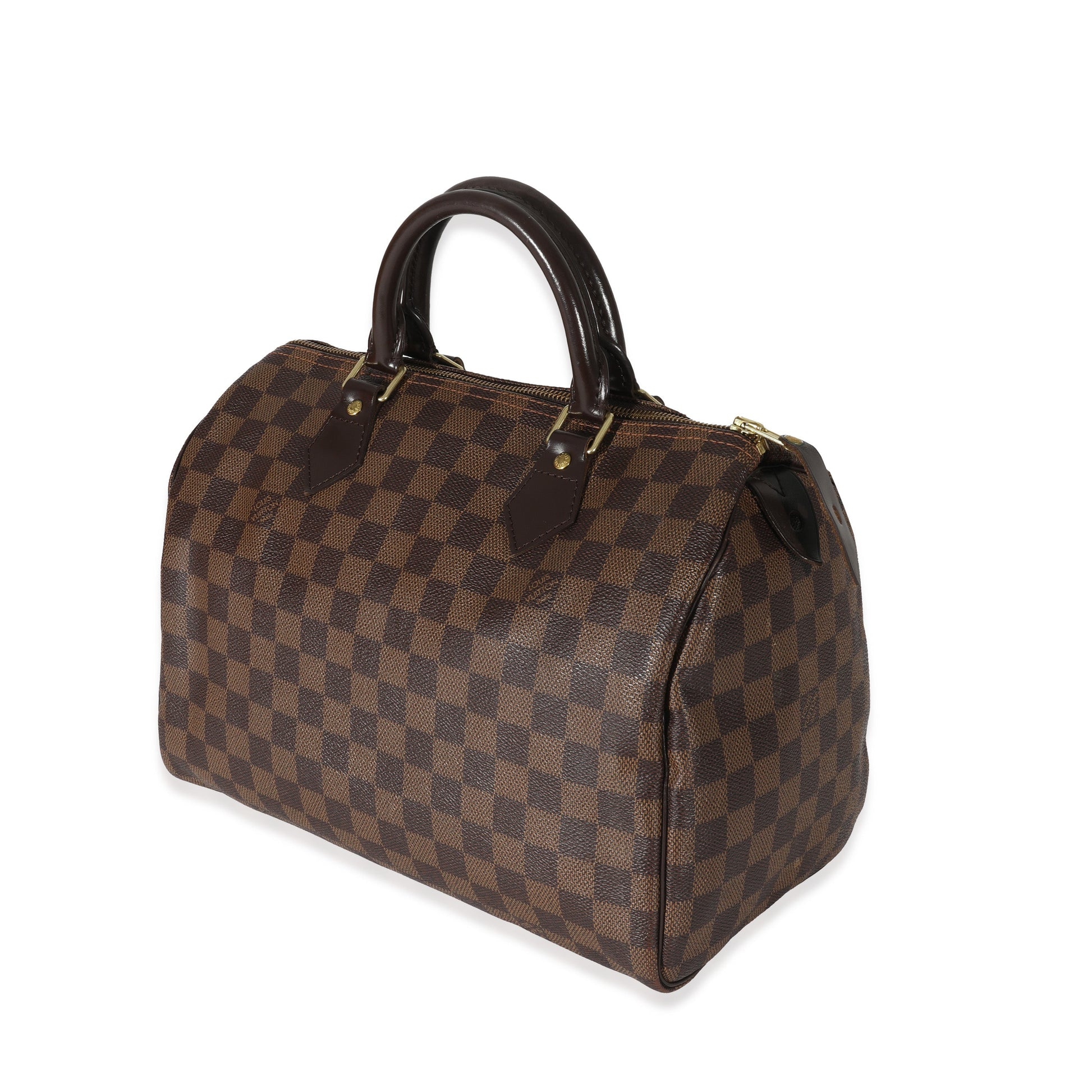 Louis Vuitton Damier Ebene Speedy 30 Canvas Handbag 4