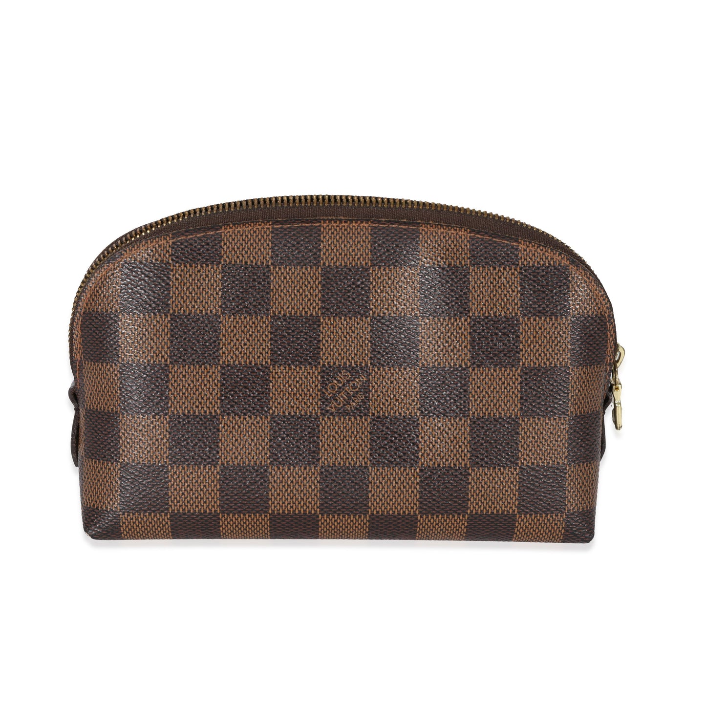 Louis Vuitton Damier Ebene Cosmetic Pouch Canvas Handbag Cosmetic Pouch