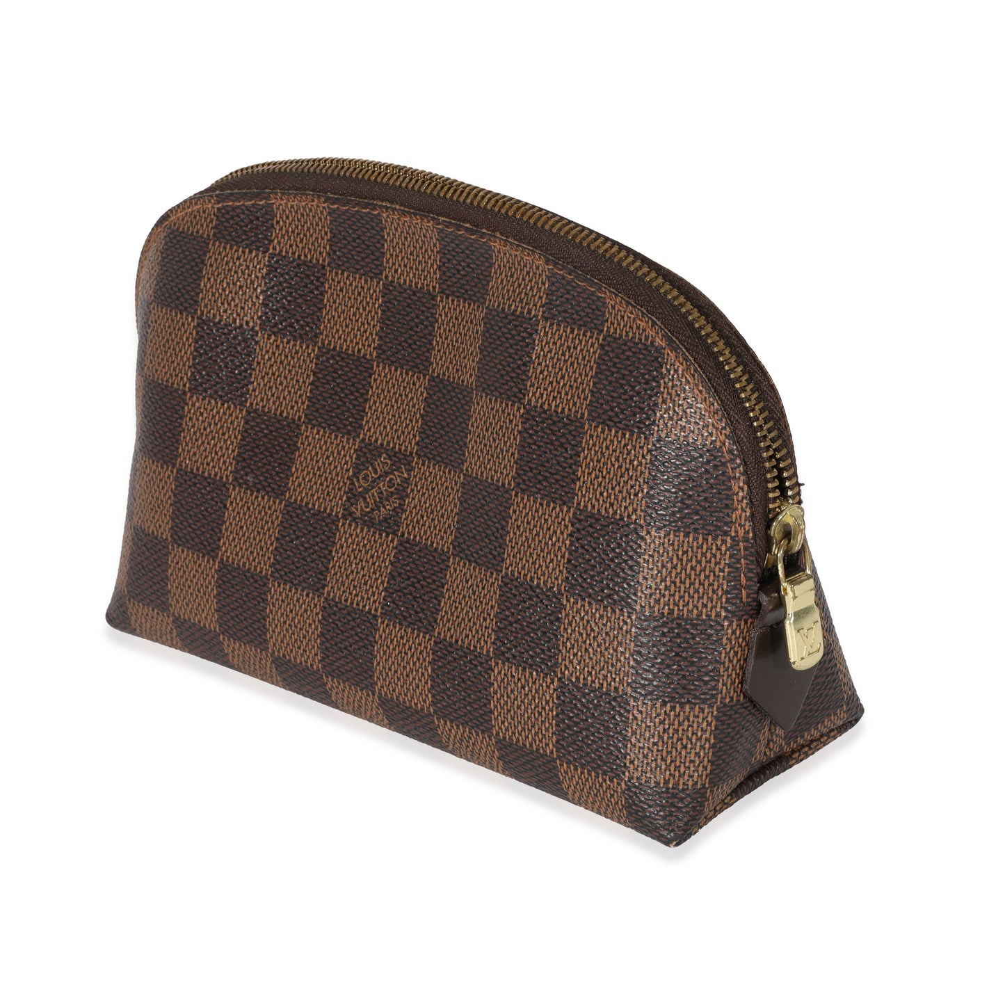 Louis Vuitton Damier Ebene Cosmetic Pouch Canvas Handbag Cosmetic Pouch