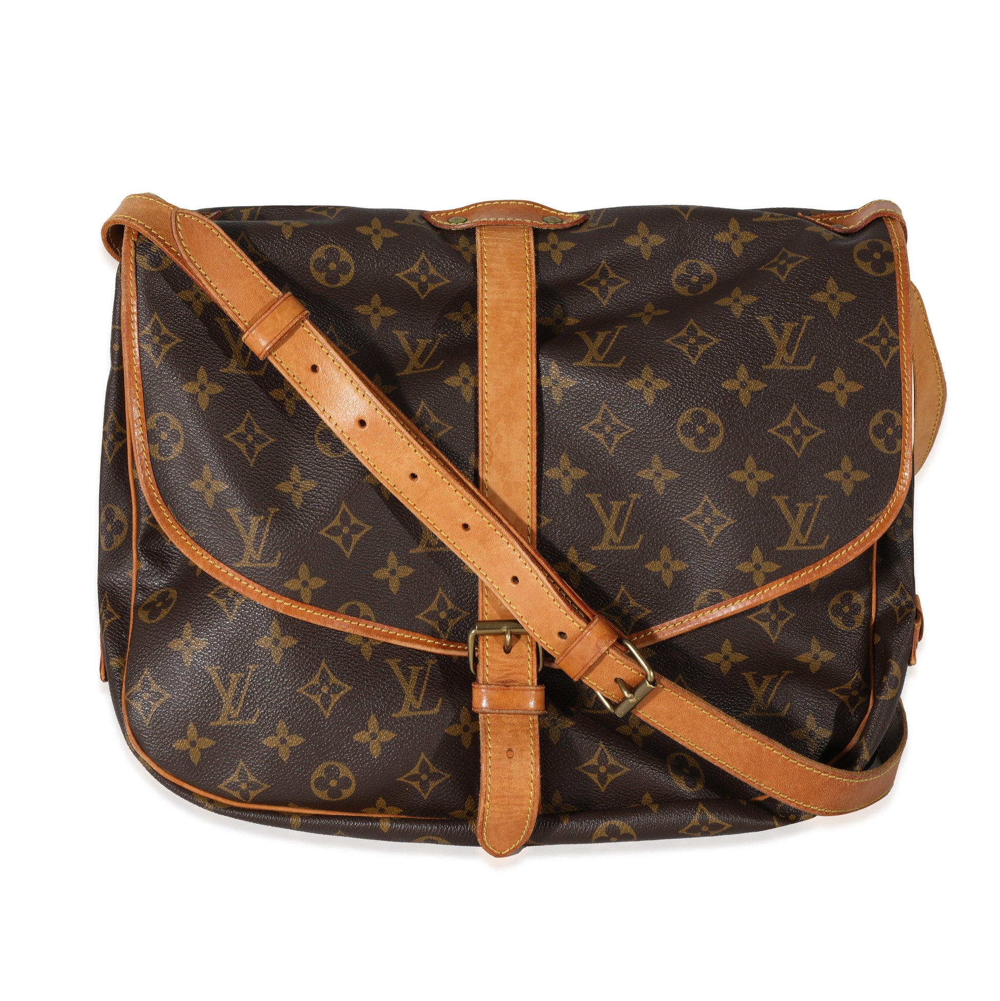 Louis Vuitton Saumur 35 Monogram Canvas Handbag Saumur 35