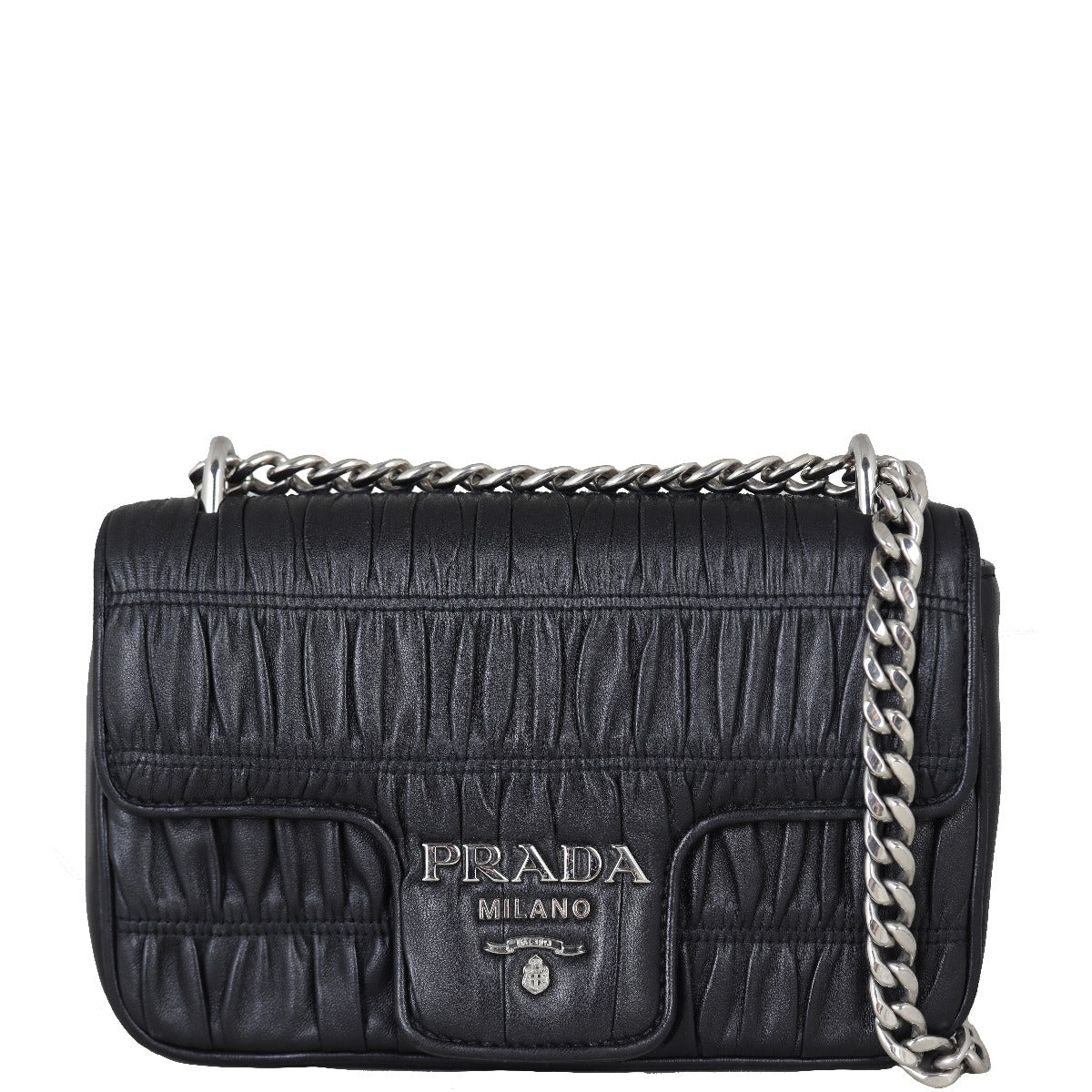Prada Nappa Gaufre Crossbody Handbag Crossbody Bag