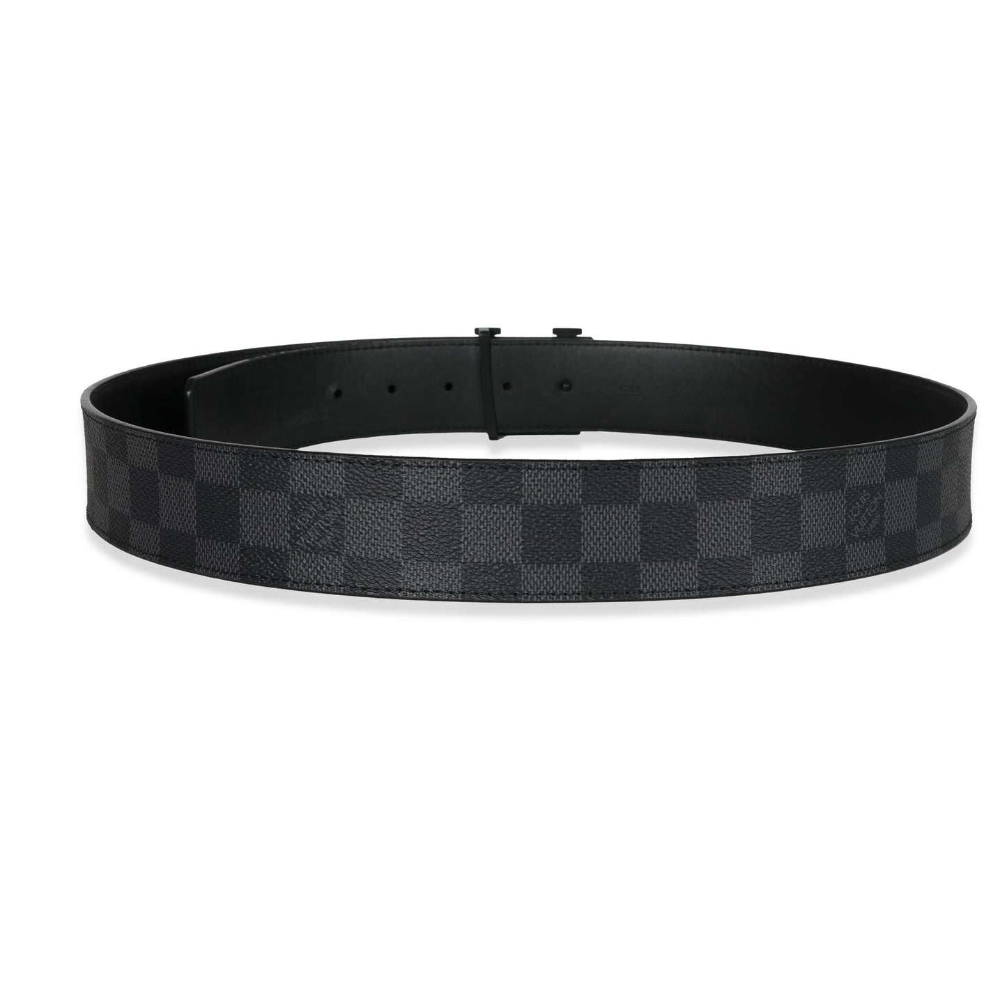 Louis Vuitton Damier GraphiteInitiales Canvas Belt