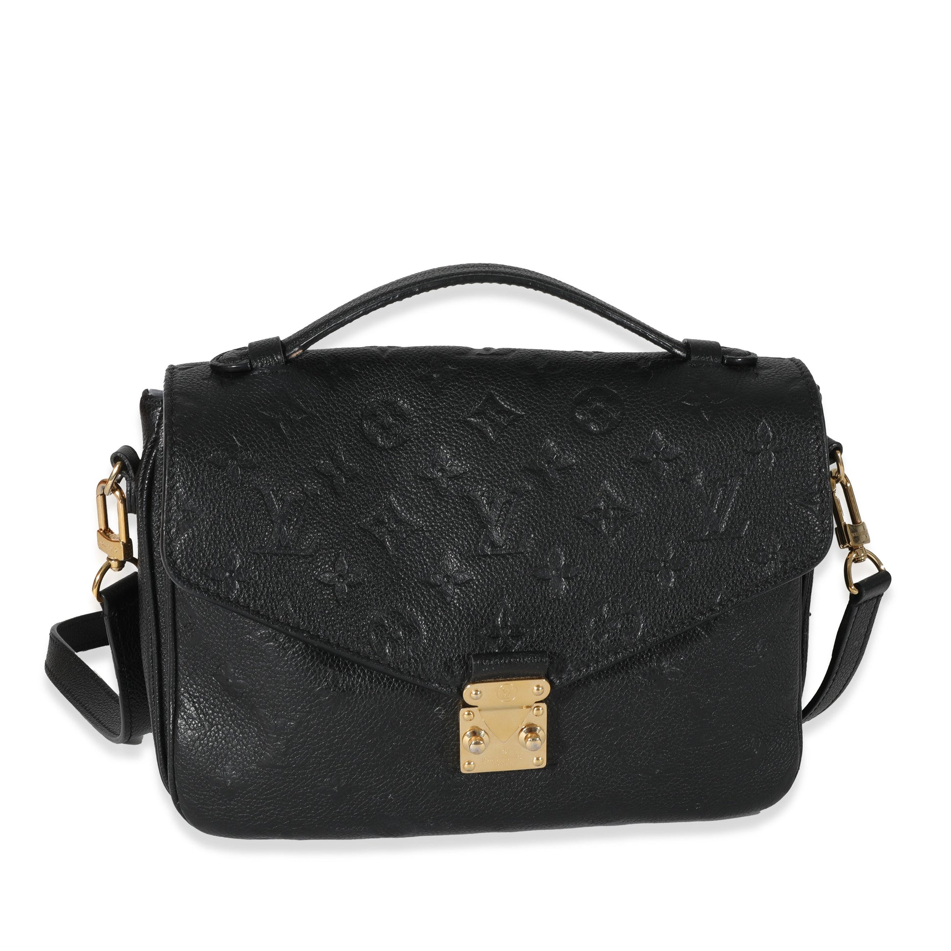 Louis Vuitton Empreinte Pochette Metis Monogram Black Clutch Bag 8