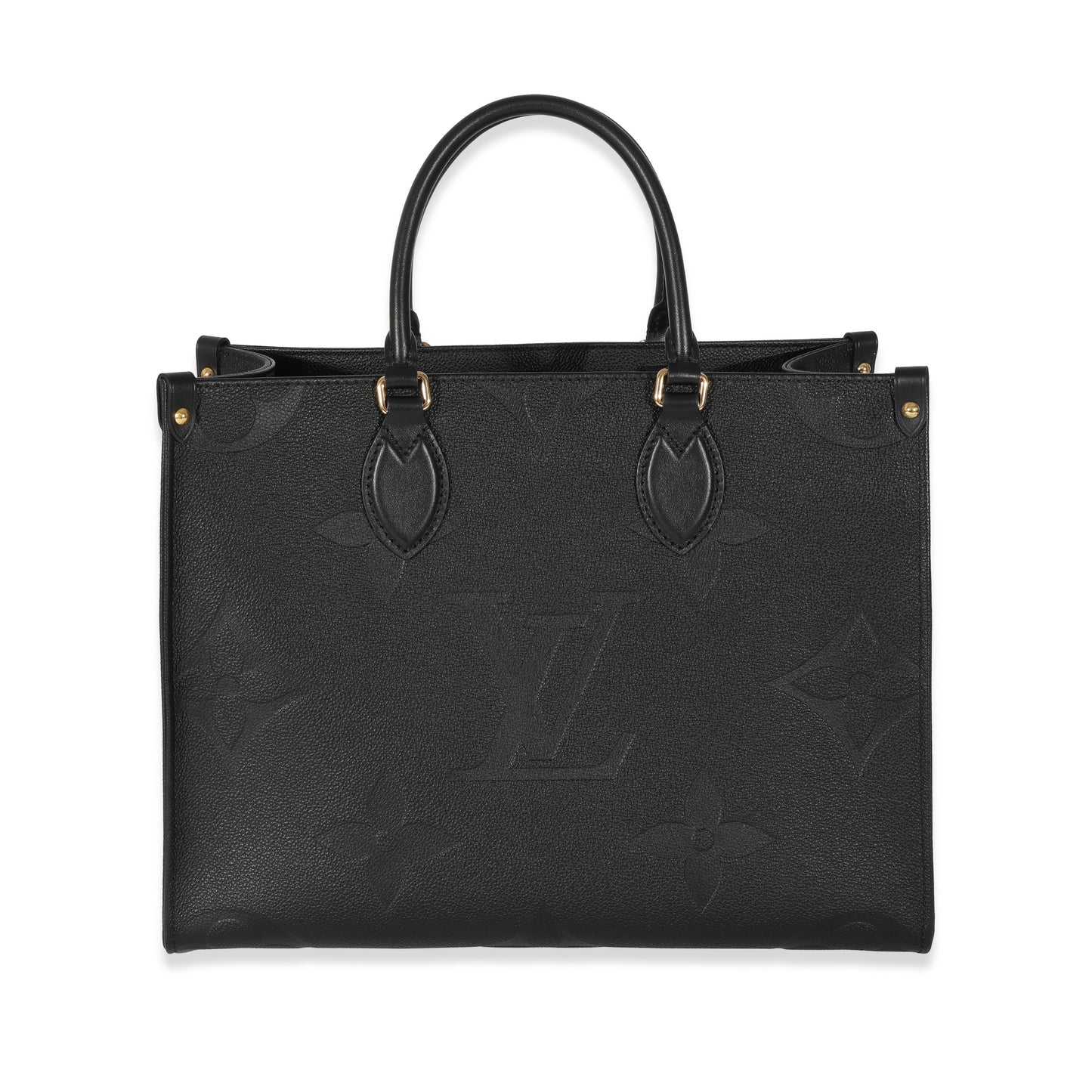 Louis Vuitton Empreinte Giant Onthego MM Monogram Black Handbag