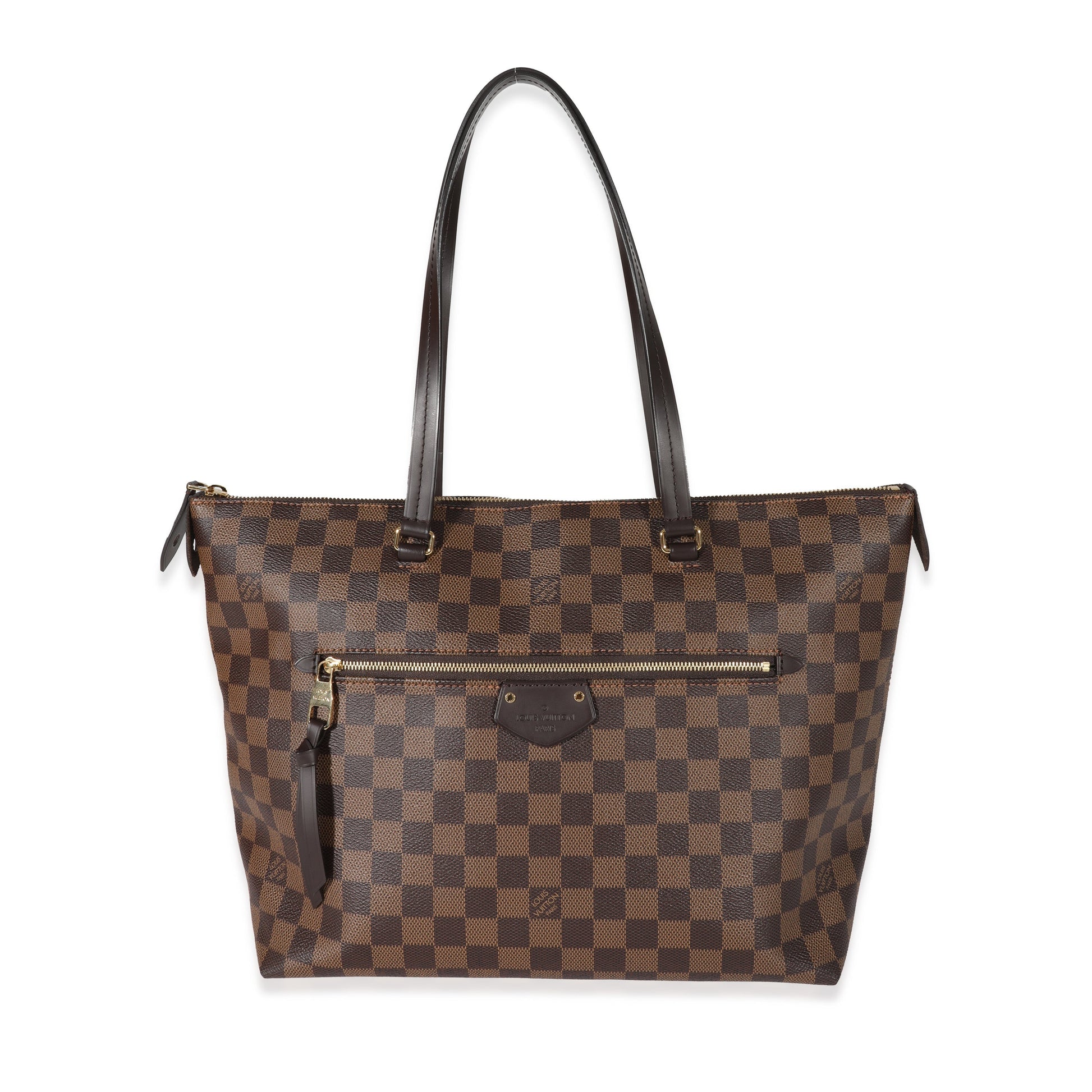 Louis Vuitton Damier Ebene Iena MM Canvas Handbag
