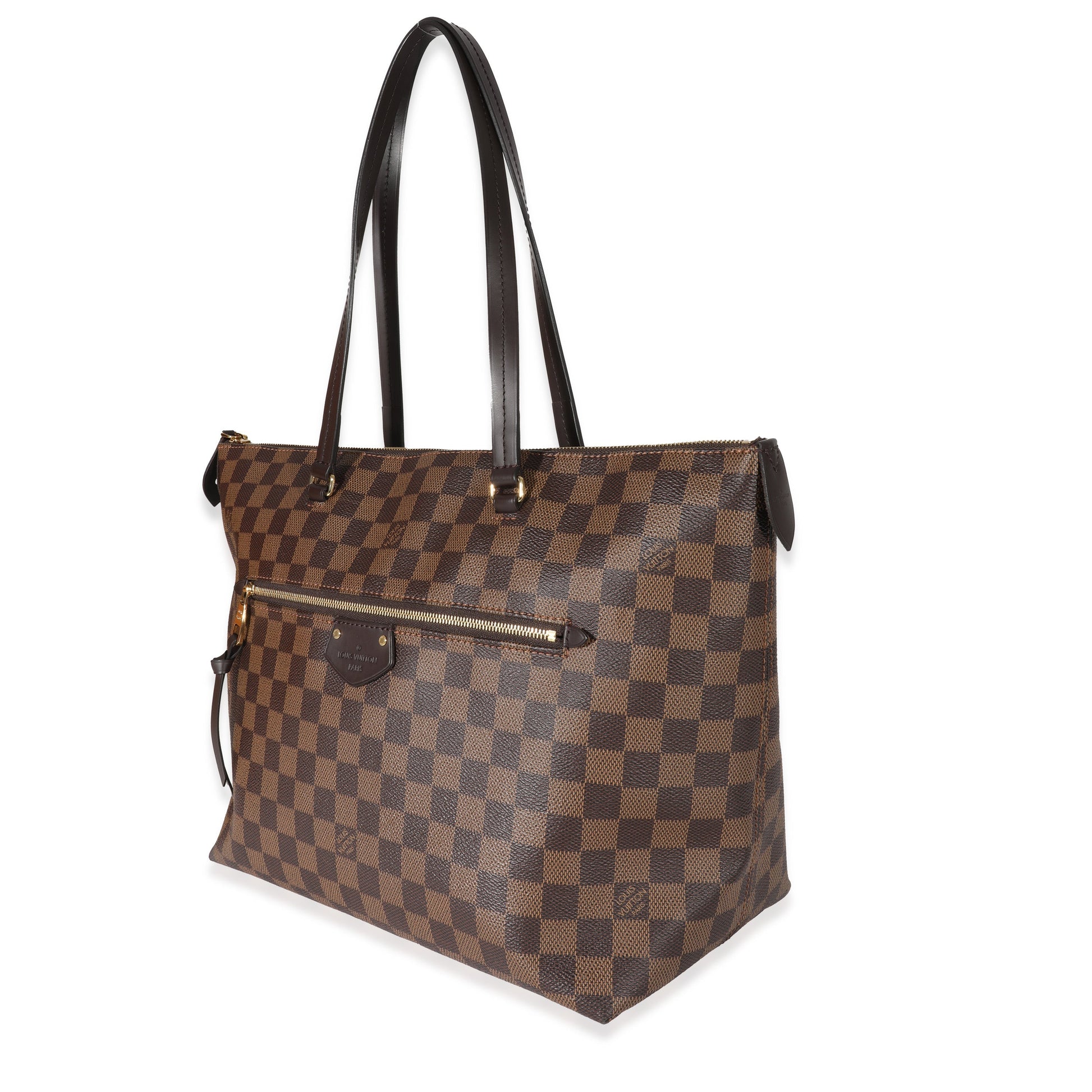 Louis Vuitton Damier Ebene Iena MM Canvas Handbag