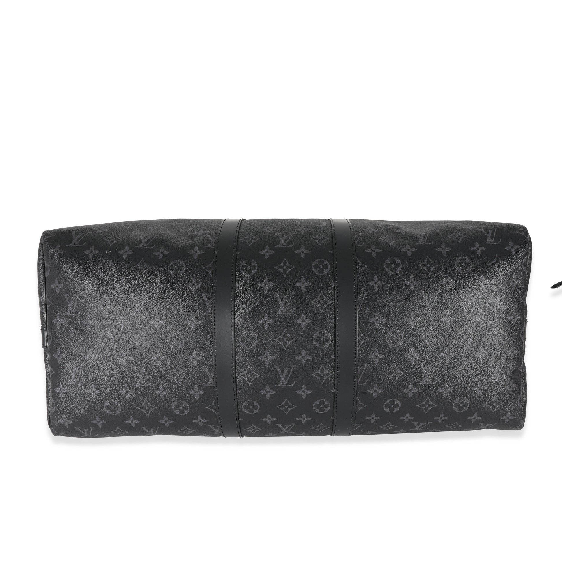 Louis Vuitton Eclipse Keepall Bandoulière 55 Monogram Canvas Handbag