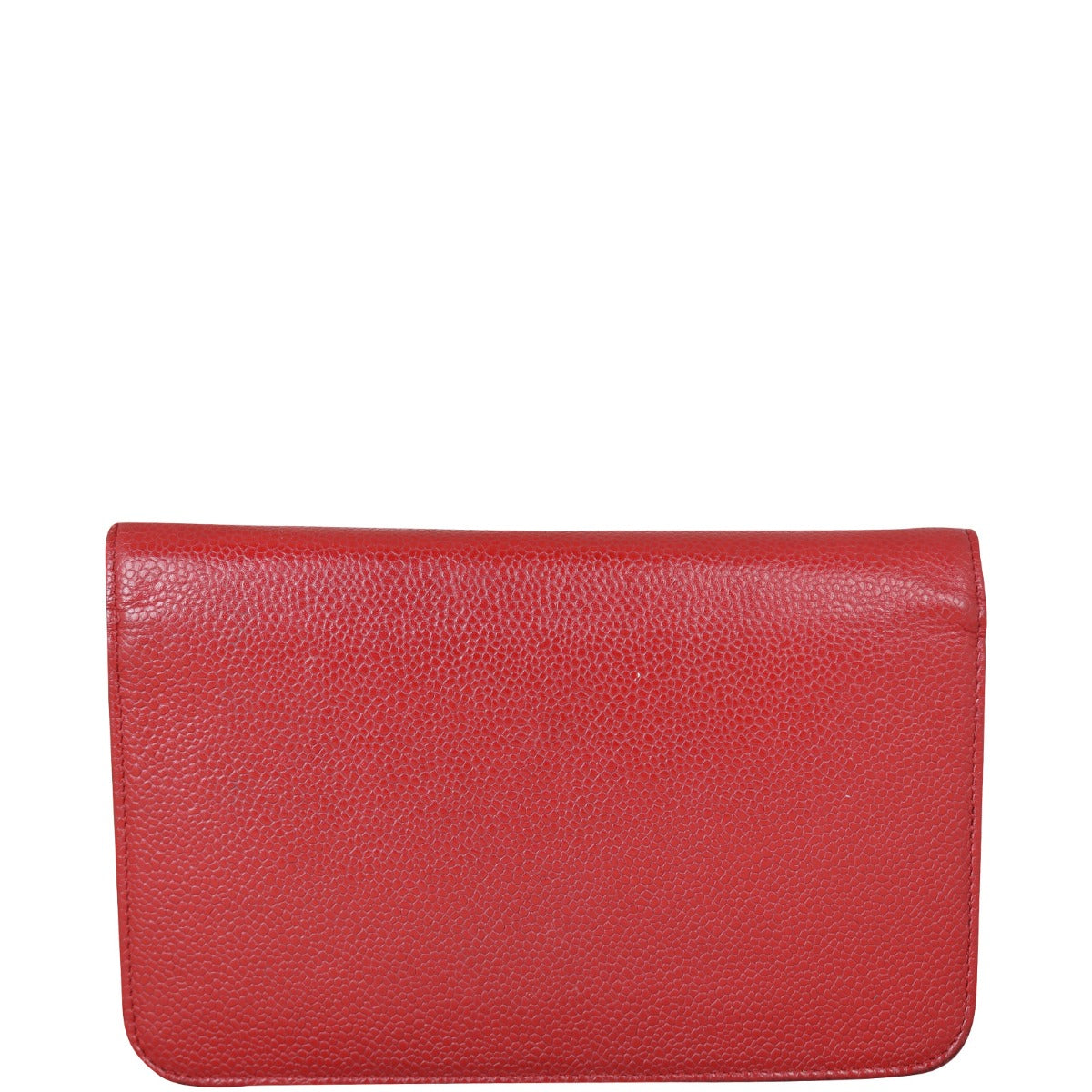 Chanel Timeless Wallet on Handbag Red Chain