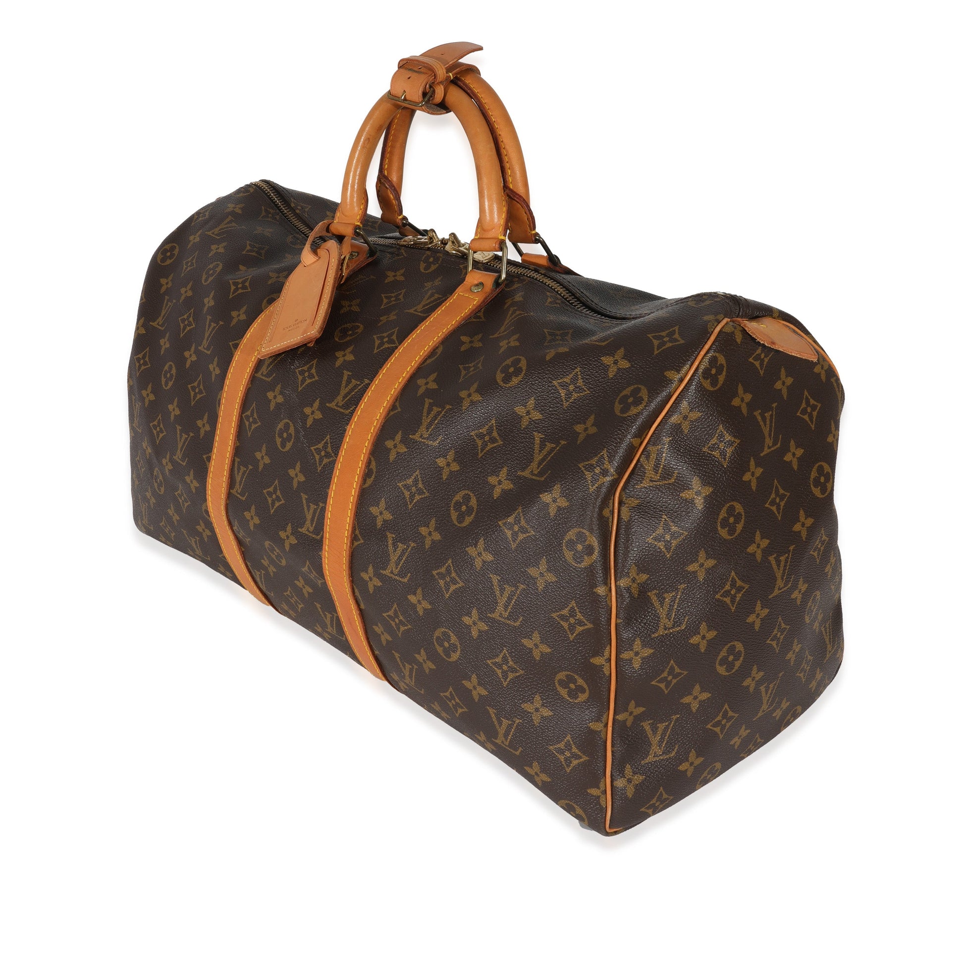 Louis Vuitton Keepall 50 Monogram Canvas Handbag 3