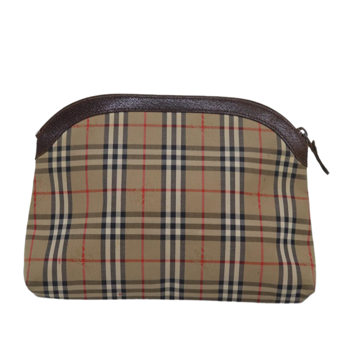 Burberry Nova Check Clutch Bag Canvas Beige Clutch Bag 24