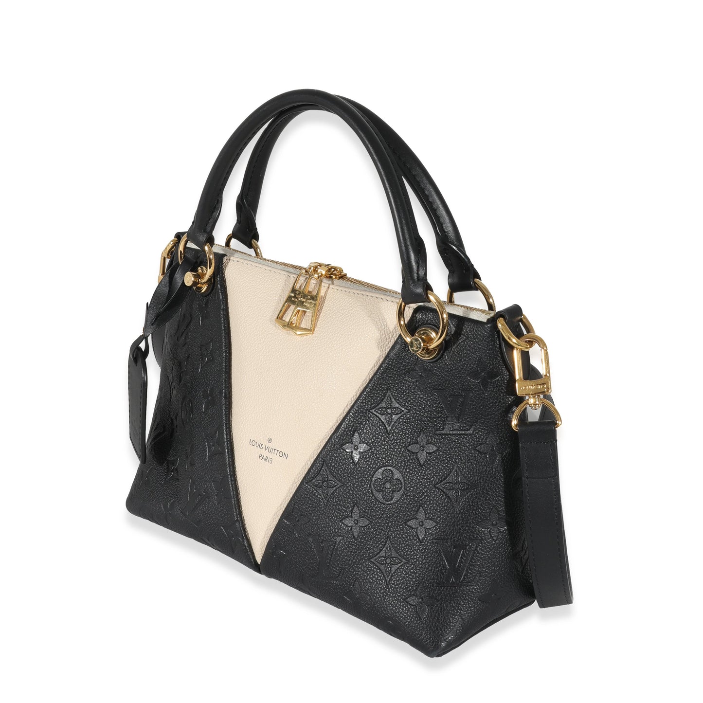 Louis Vuitton & Empreinte V BB Monogram Black Beige Tote Bag