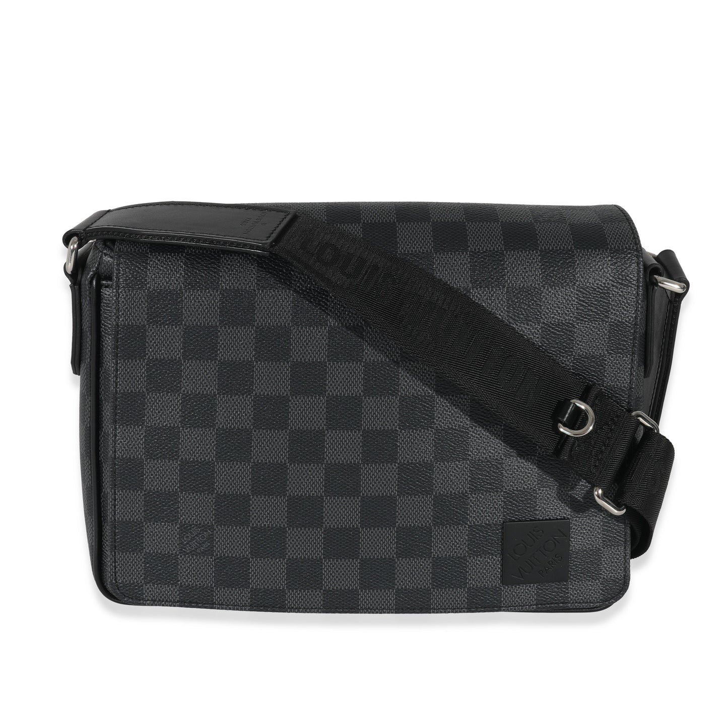 Louis Vuitton Damier Graphite District PM Canvas Handbag