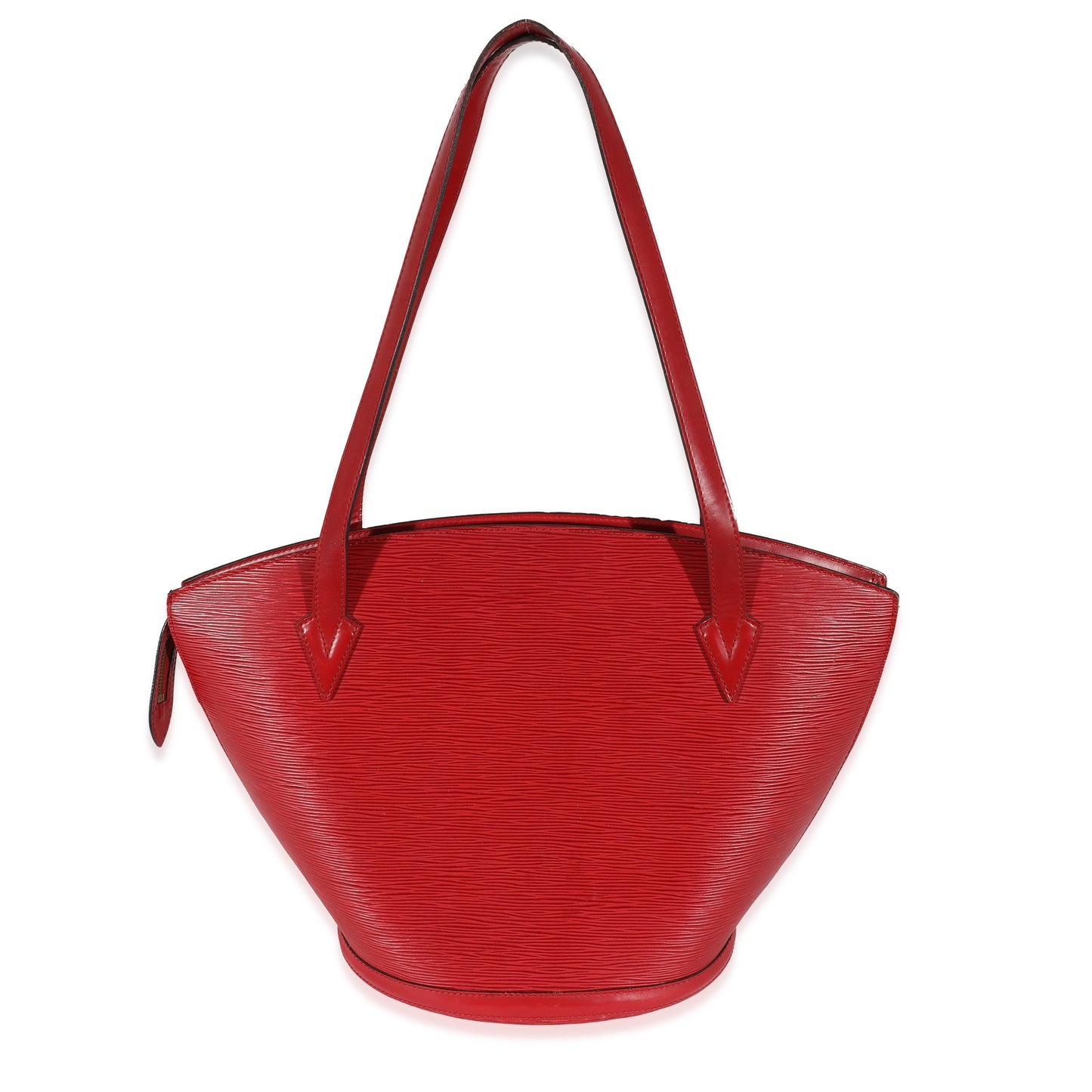Louis Vuitton Castilian Epi Saint Jacques GM Red Handbag