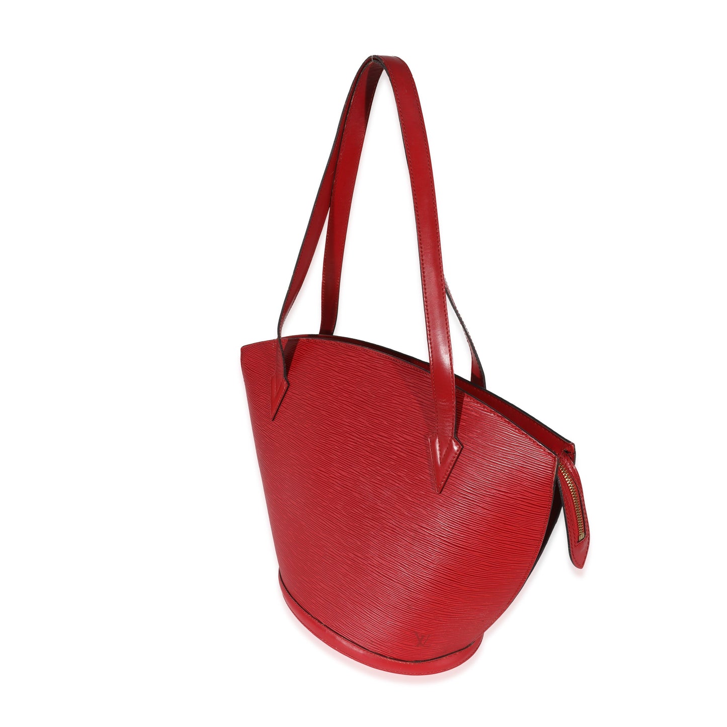 Louis Vuitton Castilian Epi Saint Jacques GM Red Handbag