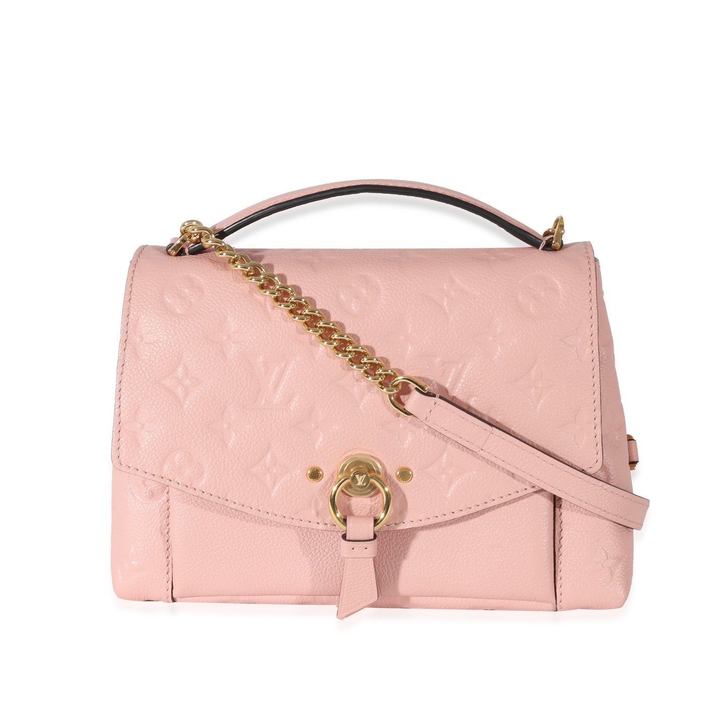 Louis Vuitton Empreinte Rose Poudre Blanche BB Handbag