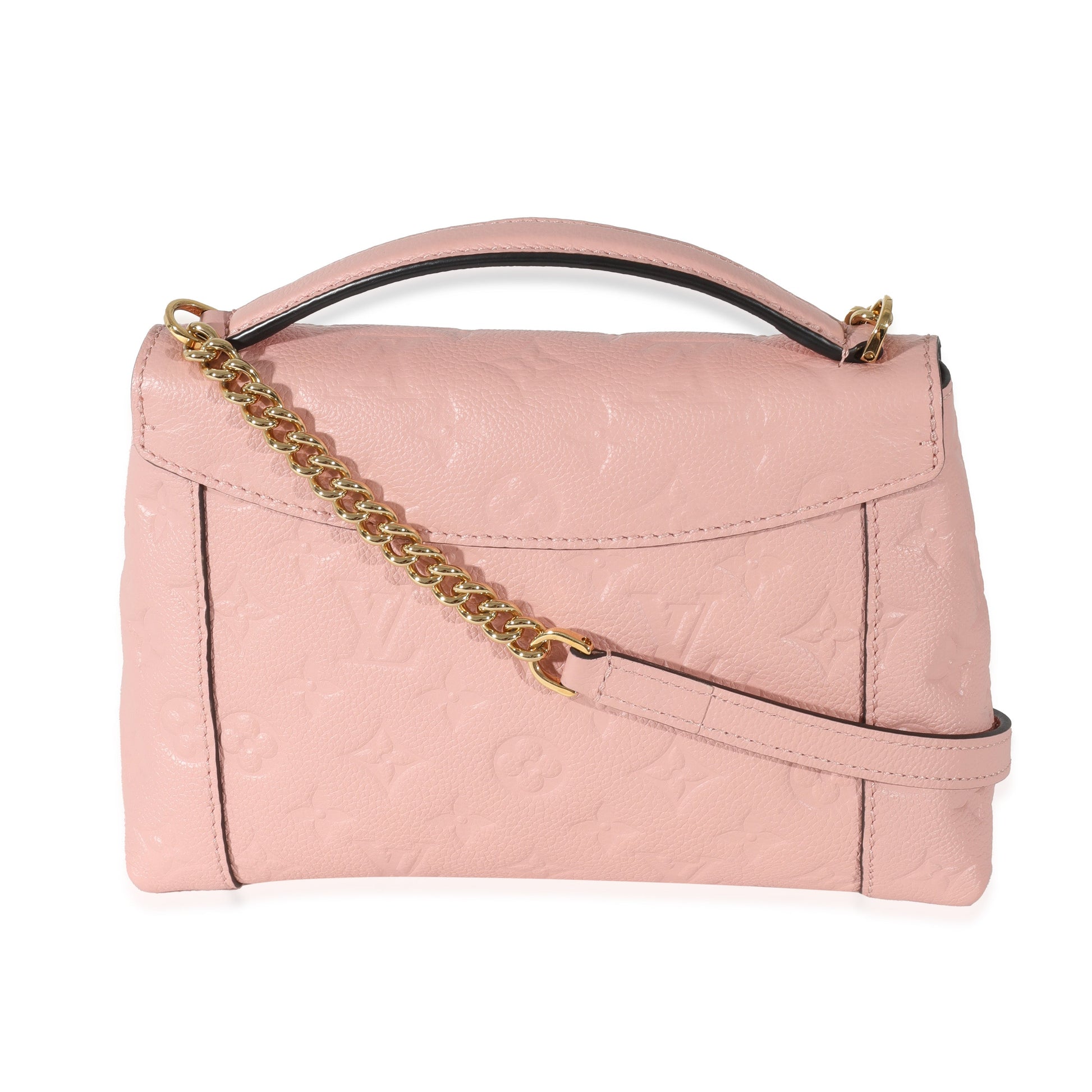 Louis Vuitton Empreinte Rose Poudre Blanche BB Handbag