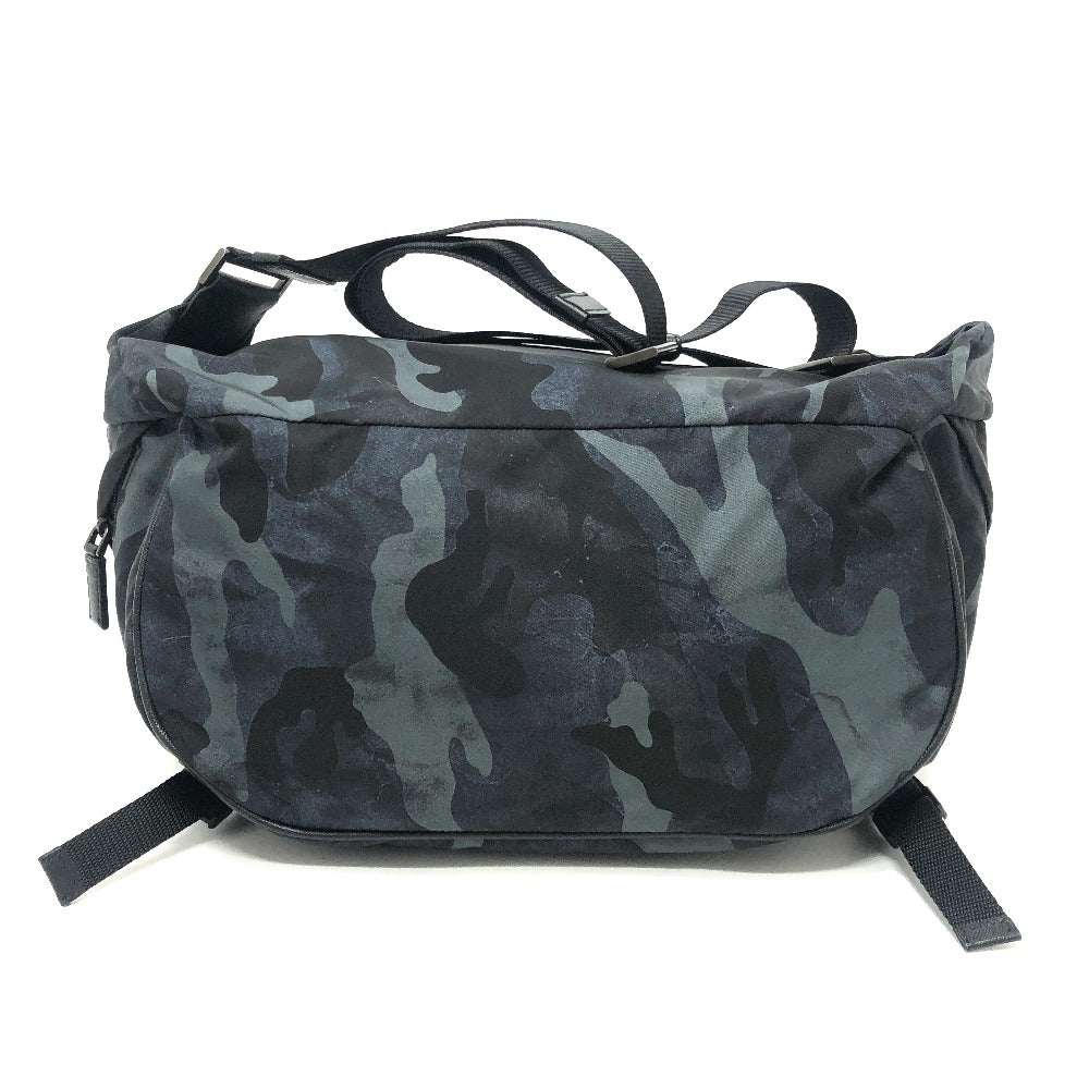 Sling Bag Triangle Camouflage Nylon Blue Travel Bag
