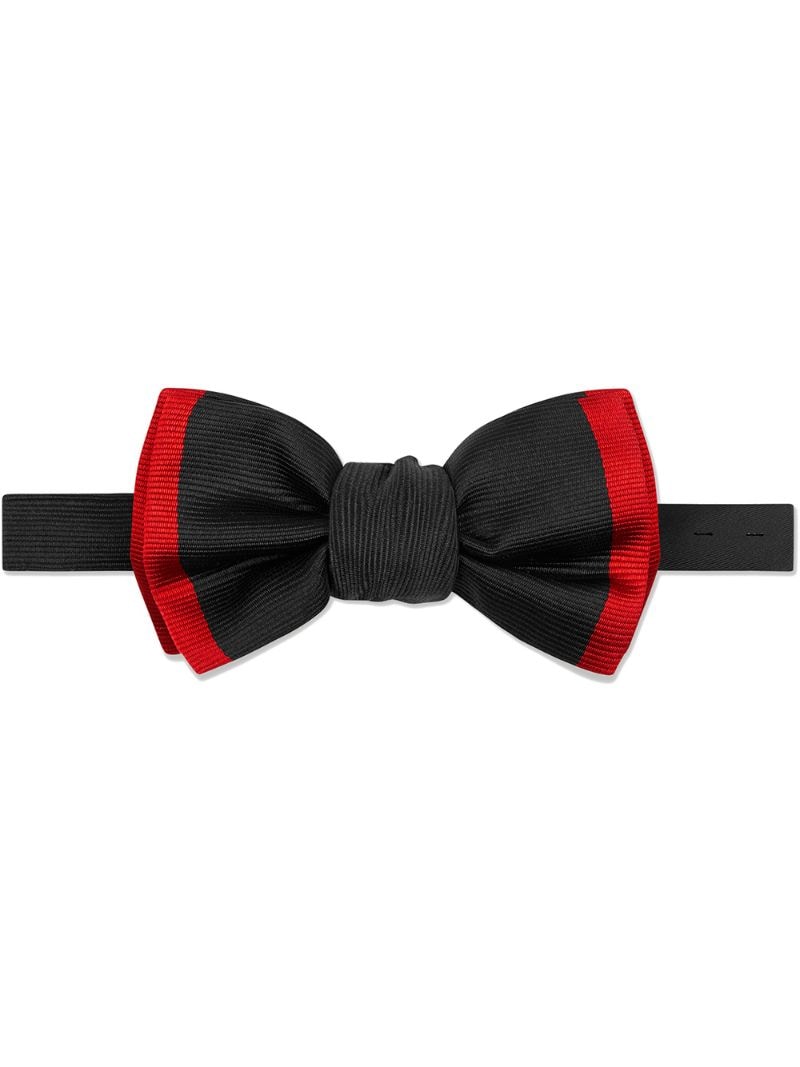 Gucci - Silk faille bow tie - men - Silk - One Size - Black