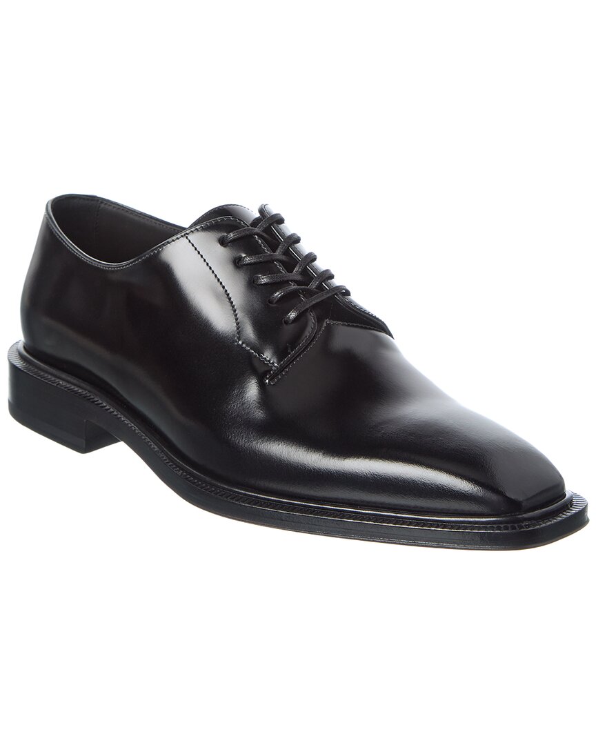 Dior Shoe Palmare Oxford Leather Black Shoes
