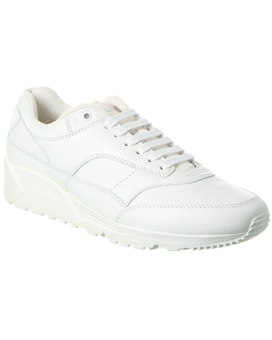 YSL Saint Laurent Bump Sneaker Leather White Shoes