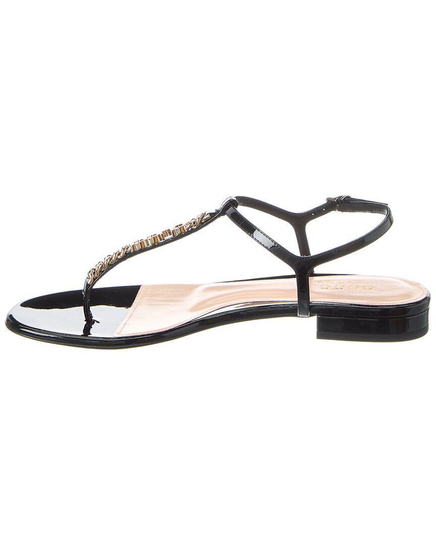 Gucci Signoria Patent Sandal
