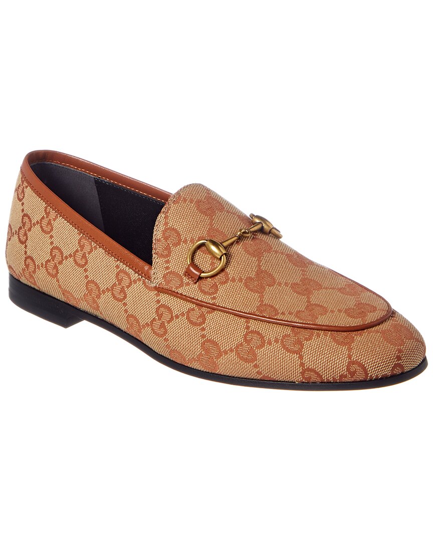 Gucci Jord n Gg Canvas Loafer