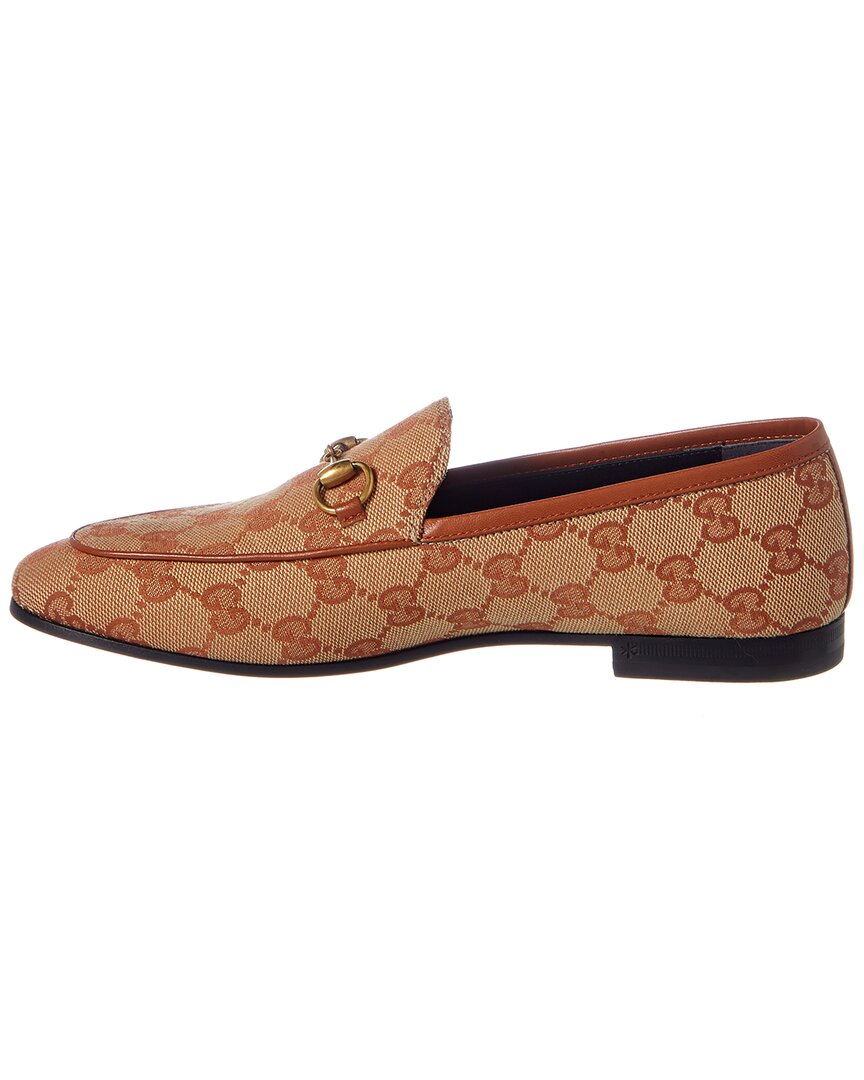 Gucci Jord n Gg Canvas Loafer