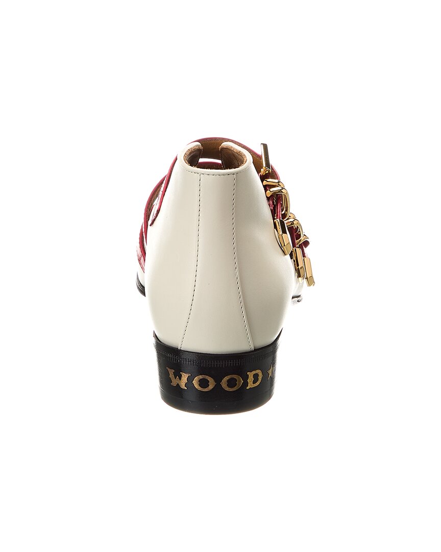 Gucci Triple Buckle Leather Bootie