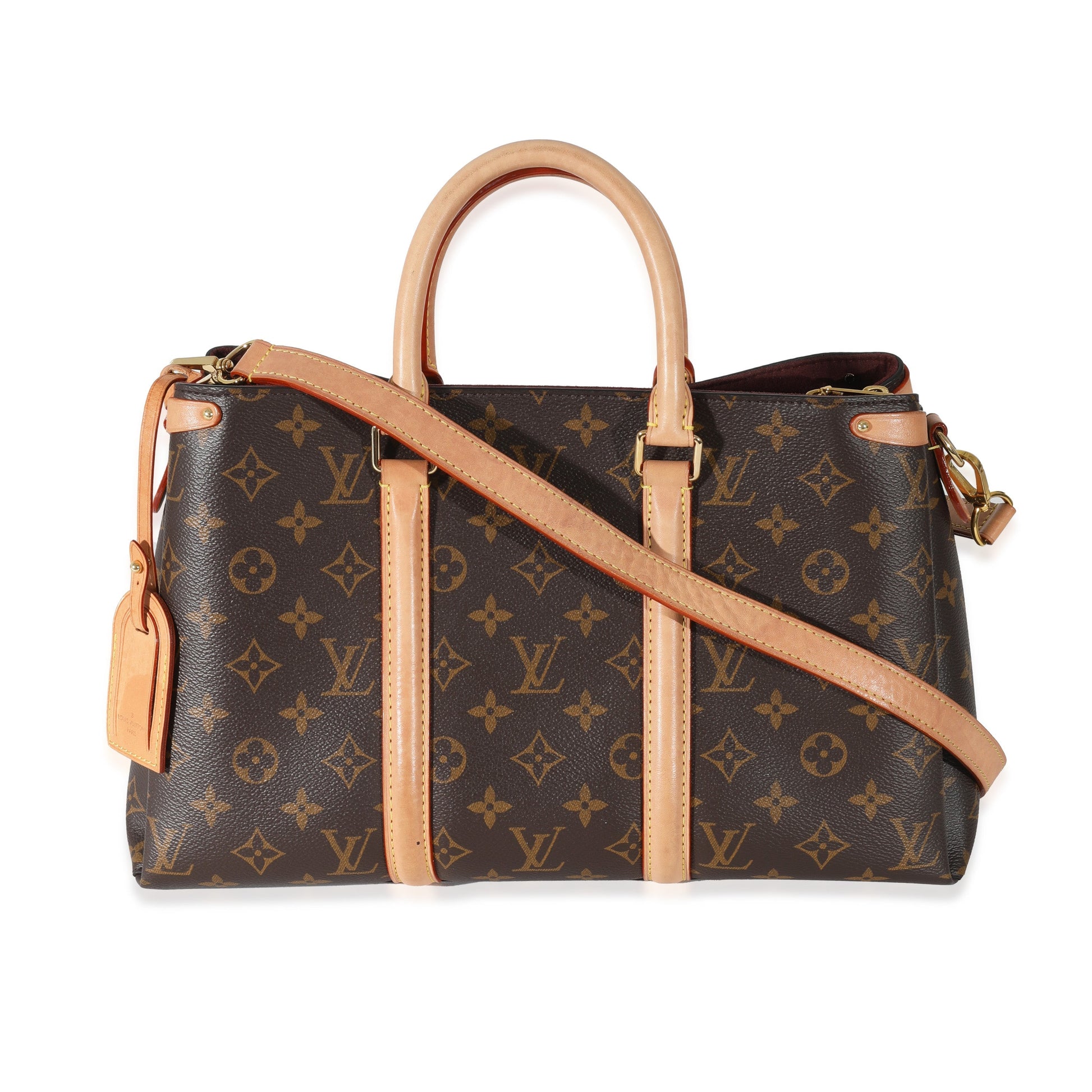 Louis Vuitton Soufflot MM Monogram Canvas Handbag