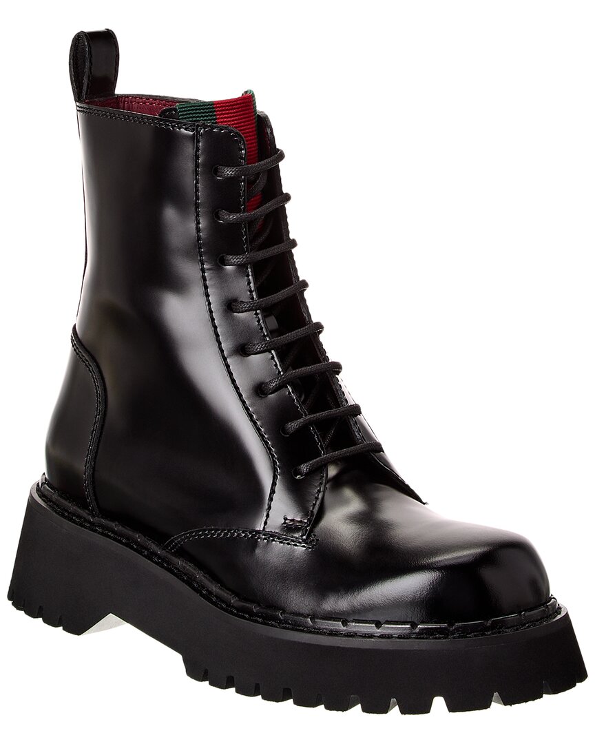 Gucci Web Leather Boot