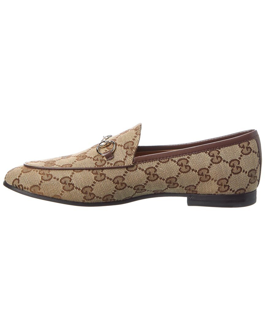 Gucci Jord n Gg Canvas Loafer