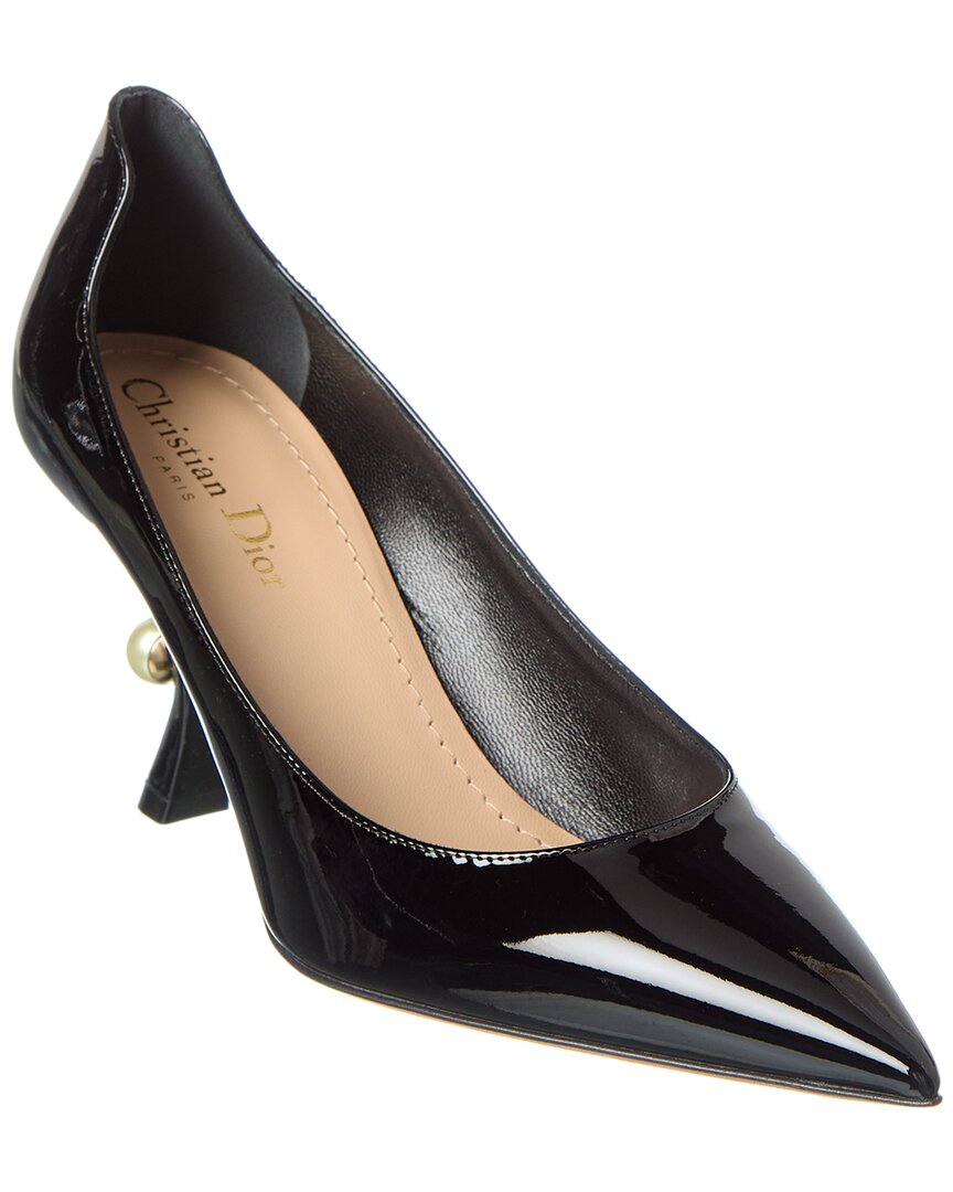 Dior Shoe Tribales Pump Patent Black Shoes