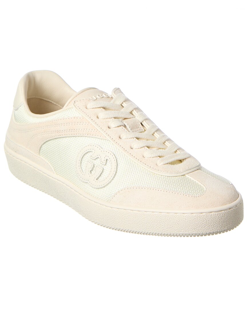Gucci G75 Canvas & Suede Sneaker